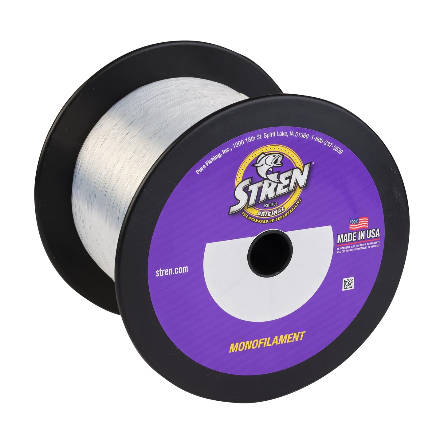 Stren Original®, Clear/Blue Fluorescent, 4lb | 1.8kg Monofilament Fishing Line, Suitable for Freshwater Environments