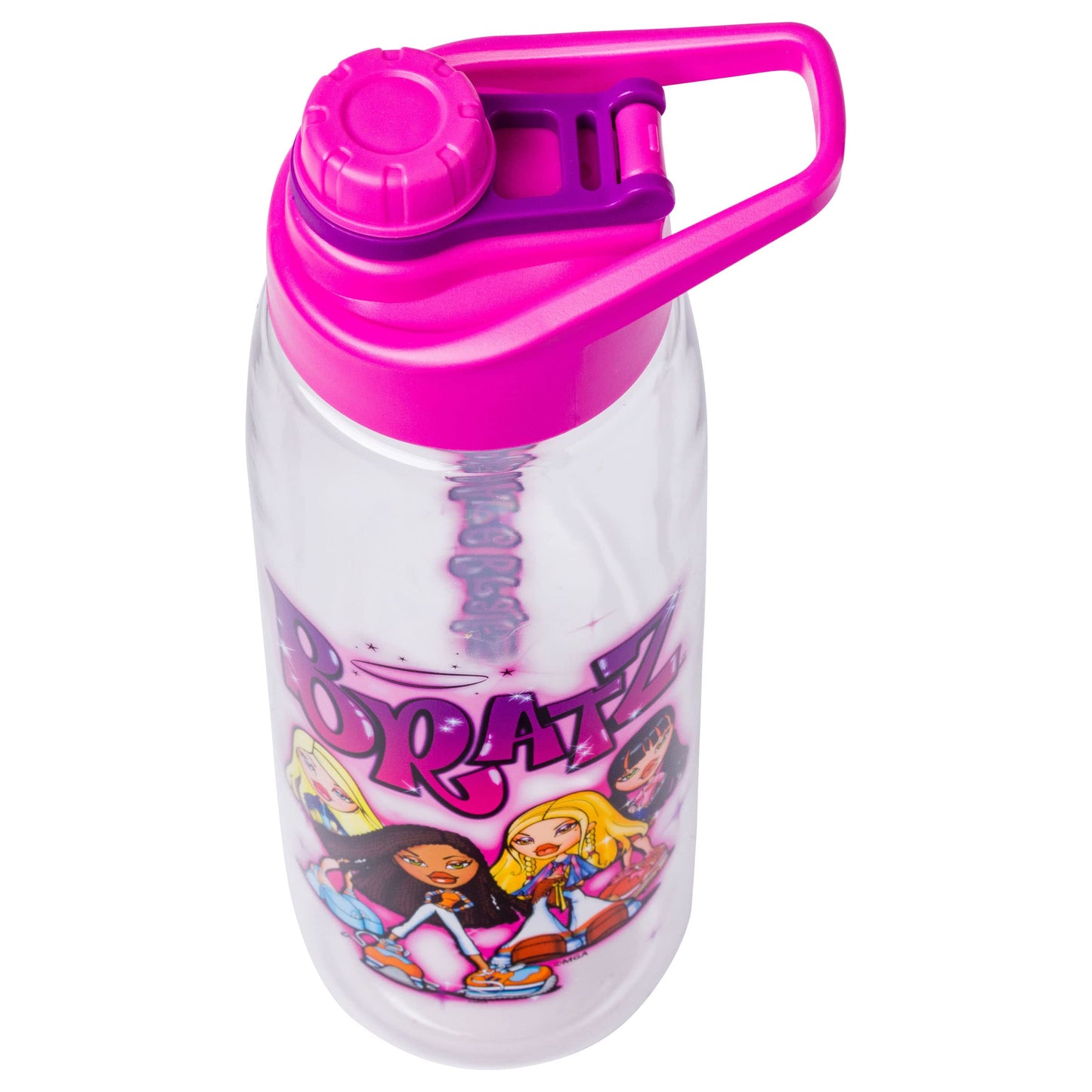 Silver Buffalo Bratz Tritan Water Bottle Screw Top Lid, 28 Ounces