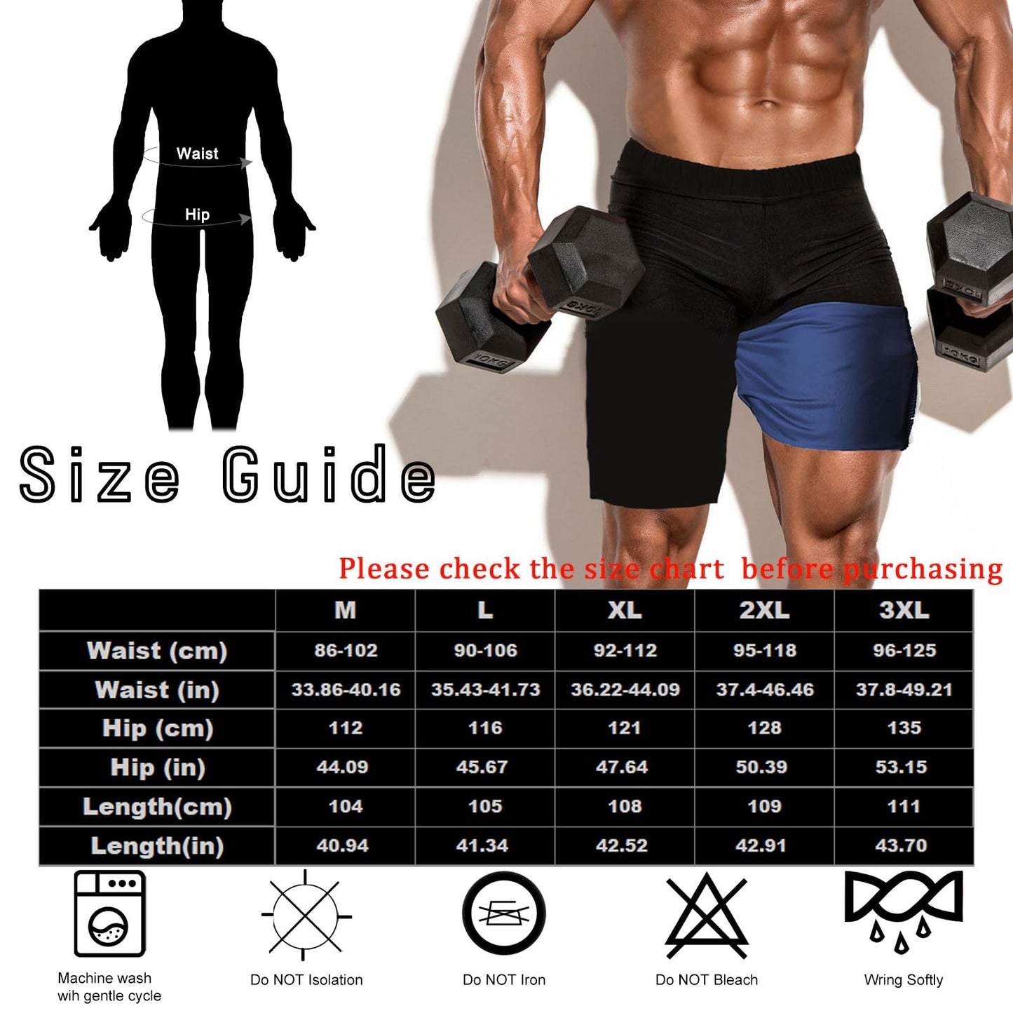 Sauna Shorts for Men Sweat Pants with Drawstring, Heat Trapping Sweat Shorts Sauna Suit for Men Workout Gym Exercise