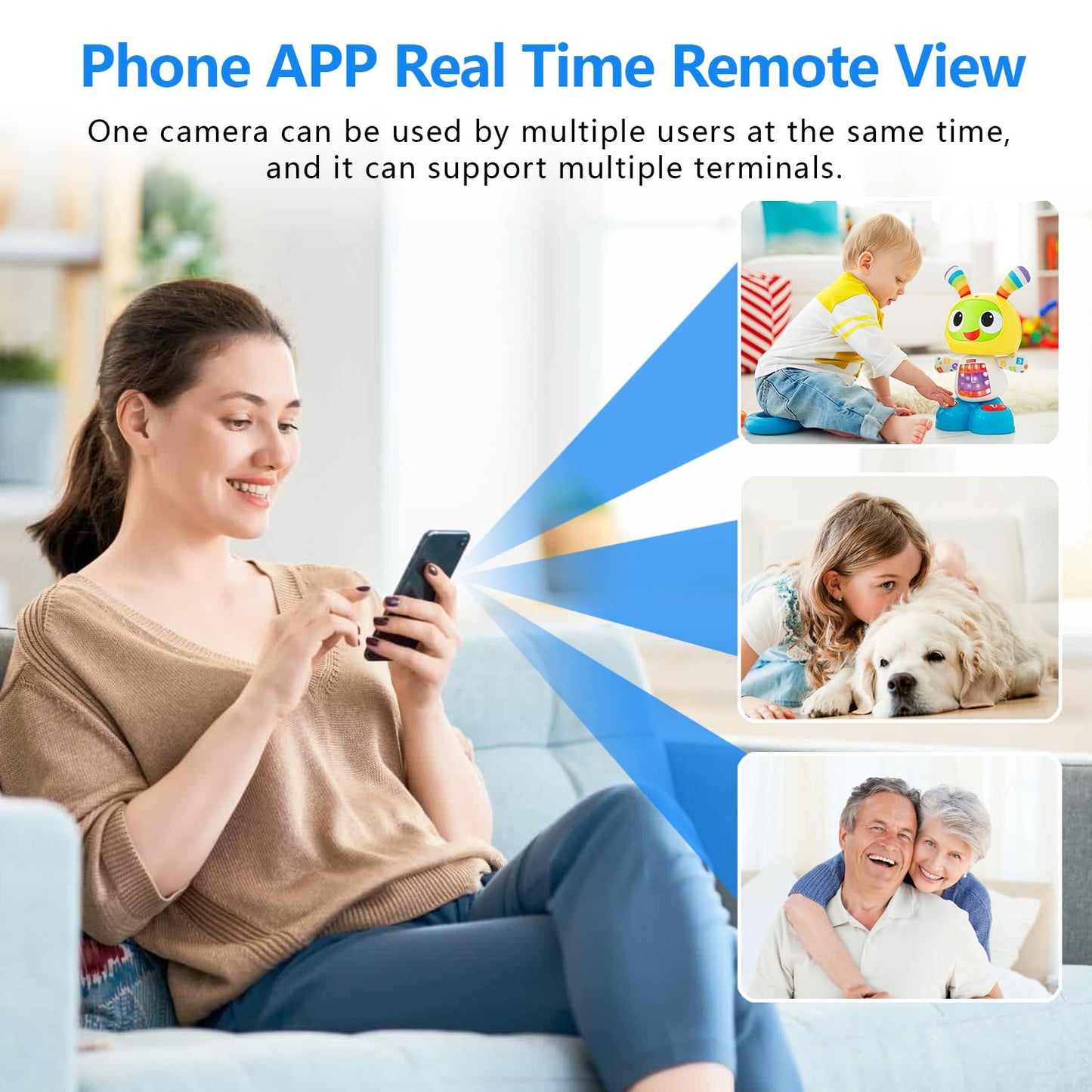 Smallest Wireless WiFi IP Camera,HD1080P Concealed Mini Camera with Video Recording Live Feed,Baby Monitor,Nanny Cam,with Night Vision,Motion Detection,Cloud Storage for Security with iOS Android APP