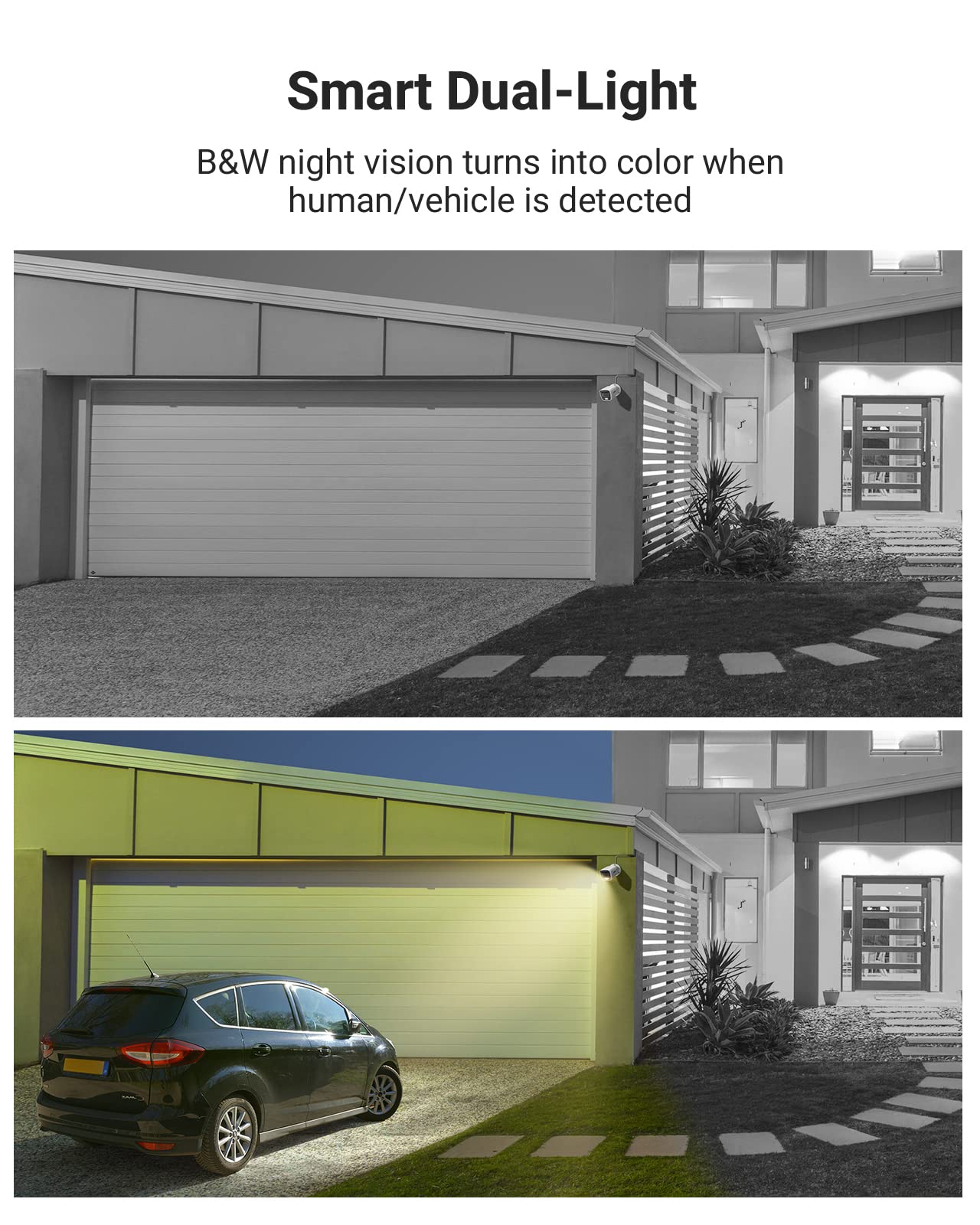 ANNKE Home Wired Camera Security System with Audio, 8CH 3K Lite H.265+ AI DVR with 1 TB Hard Drive and 8 X 1080P IP67 Weatherproof Cameras with Dual Light, Human/Vehicle Detection, Color Night Vision