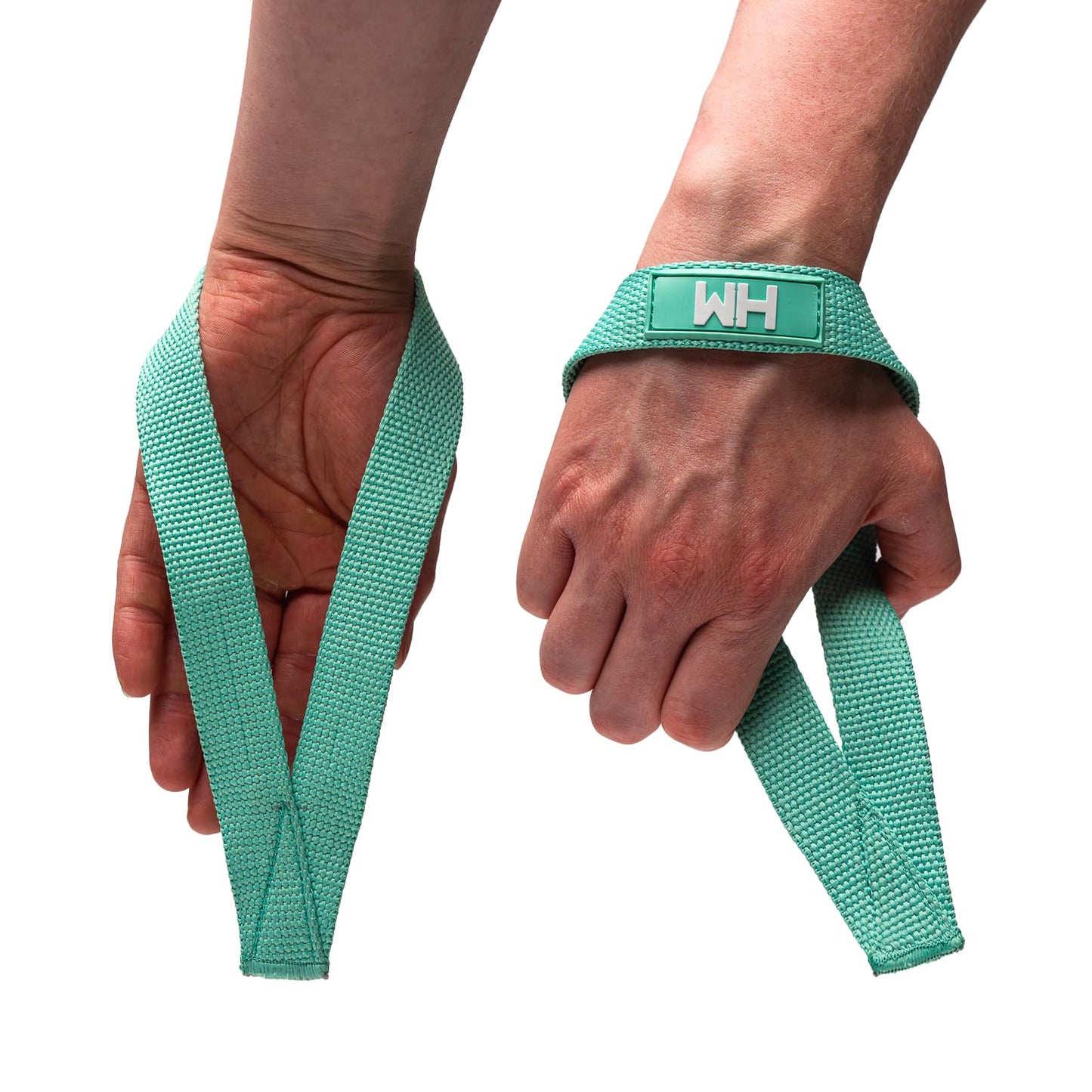 Weightlifting House lifting Wrist Straps - Hand Wraps for Olympic Lifting, Snatch, Pulls, and Deadlift straps. Weight lifting wrist wraps, gym accessories for women and men, Straps for weight lifting. (Mint)
