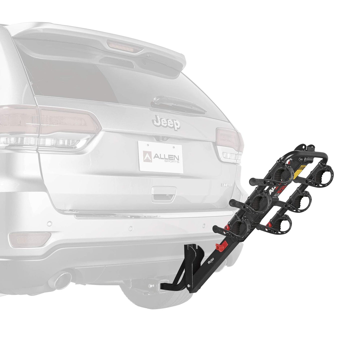 Allen Sports Premier Hitch Mounted 3-Bike Carrier, Model S535 , Black