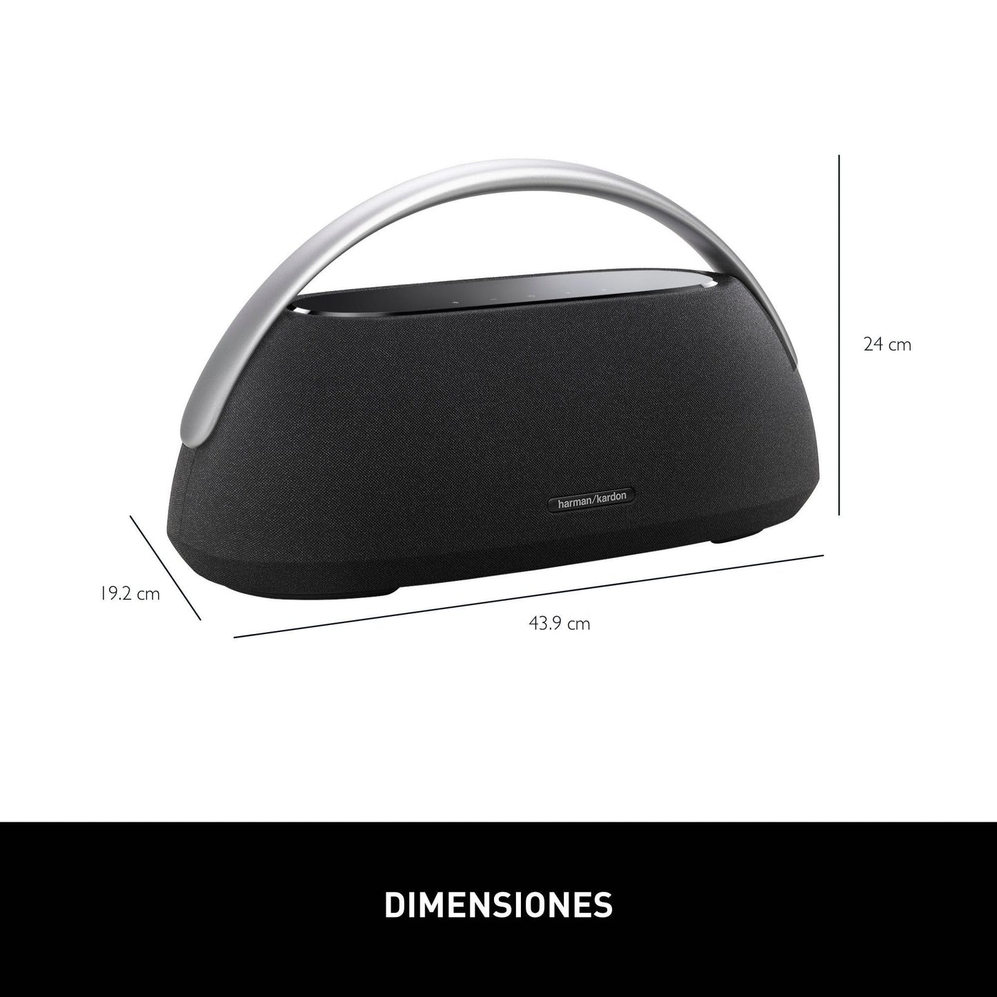 Harman Kardon Go + Play 3 - Portable Bluetooth Speaker - Black