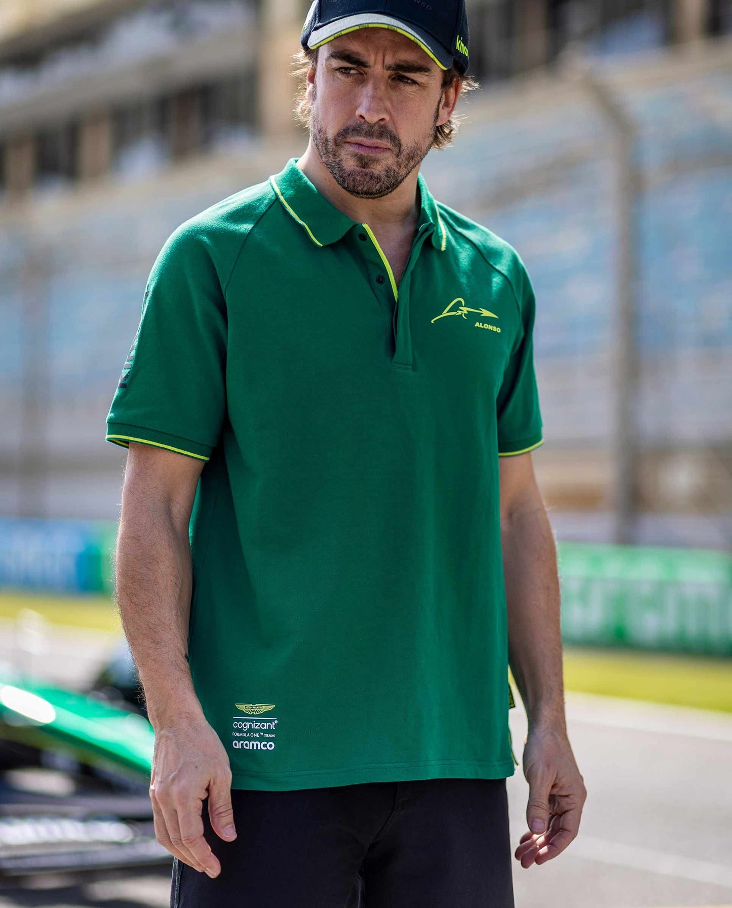 AMCF1 Lifestyle FA Polo Green