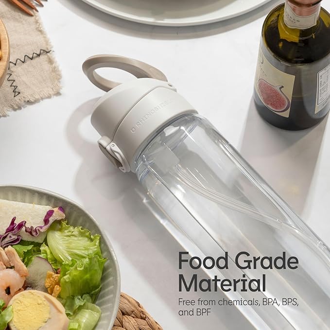 RHINOSHIELD AquaStand Magnetic Bottle 23 oz | Stainless Steel Insulated Sport Bottle w/MagSafe Handle, Adjustable Tripod, Rounded Spout & Leak-Proof - Utah State University - Utah State™ - Black