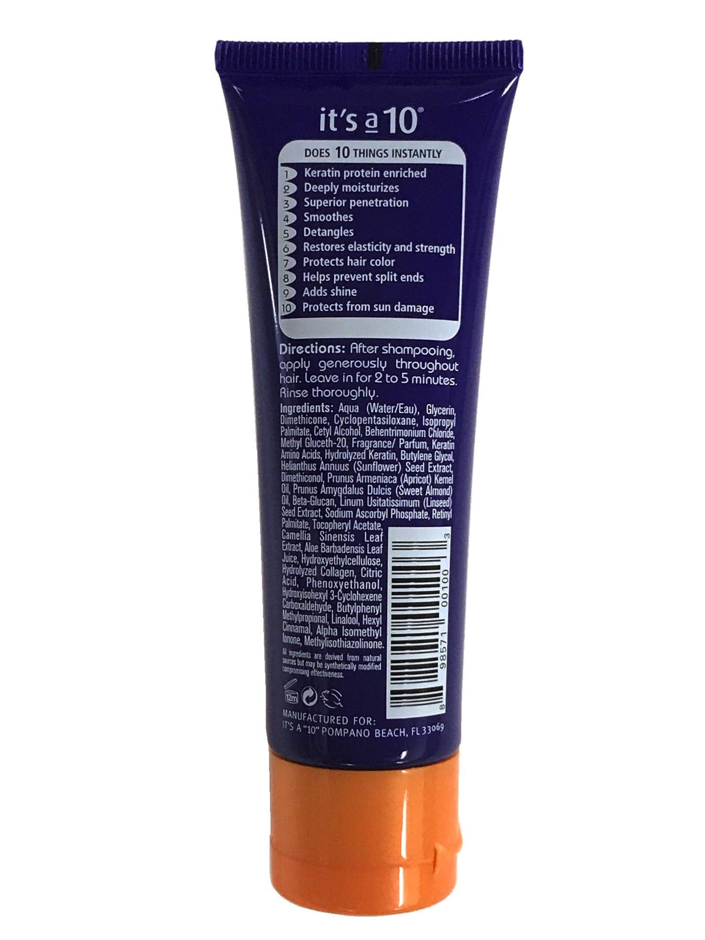 It's A 10 Miracle Deep Conditioner Plus KERATIN 2 oz