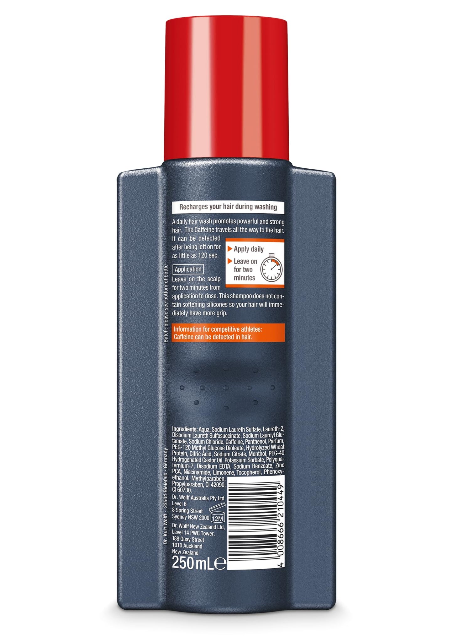 Alpecin C1 Caffeine Shampoo, 8.45 fl oz, Cleanses the Scalp to Promote Natural Hair Growth, Leaves Hair Feeling Thicker and Stronger