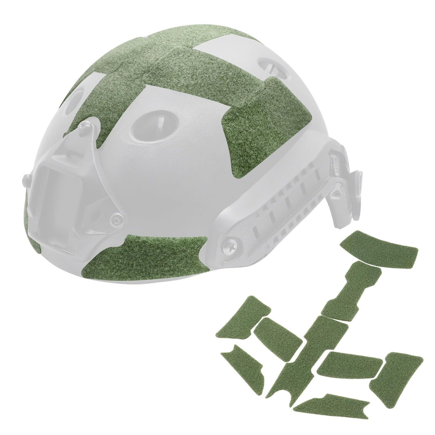 Yzpacc Tactical Helmet Hook and Loop Set for MK Fast Tactical Helmet DIY Kit Helmet Accessories