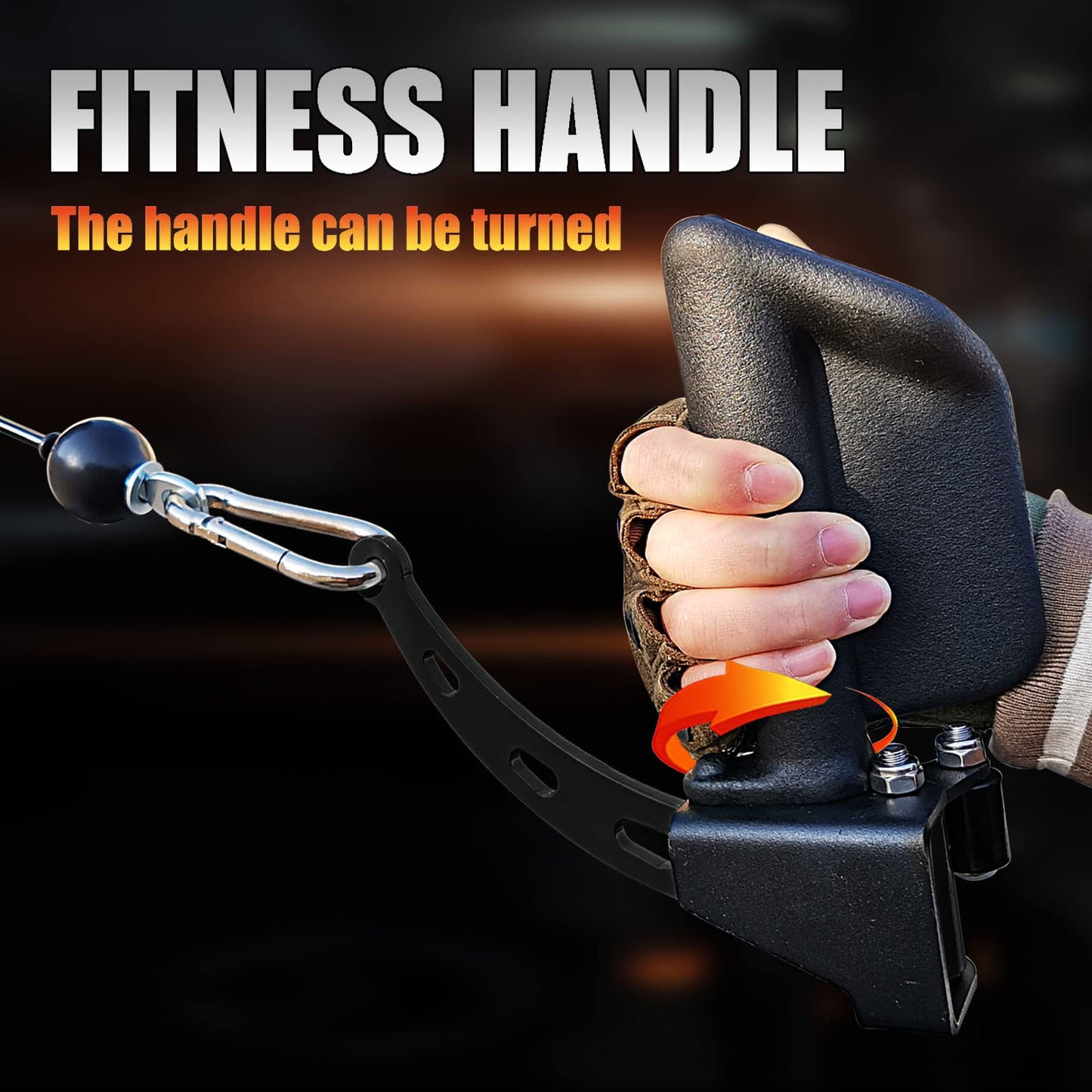 Home Gym Fitness Spreader Bar, Multi-Grip Wide Lat Pull Down Bar, Neutral Grip Handle, Lat Pulldown Attachments Long Bar for Cable Pulley System Machine, T-bar Row Landmine Attachment (SP-B04)