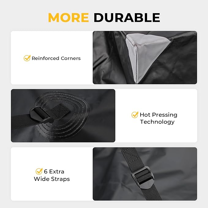 BougeRV Hitch Cargo Carrier Bag Waterproof/Rainproof for Car Truck SUV Vans Rear Mount Trays and Baskets 48'' L x 20'' W x 22'' H