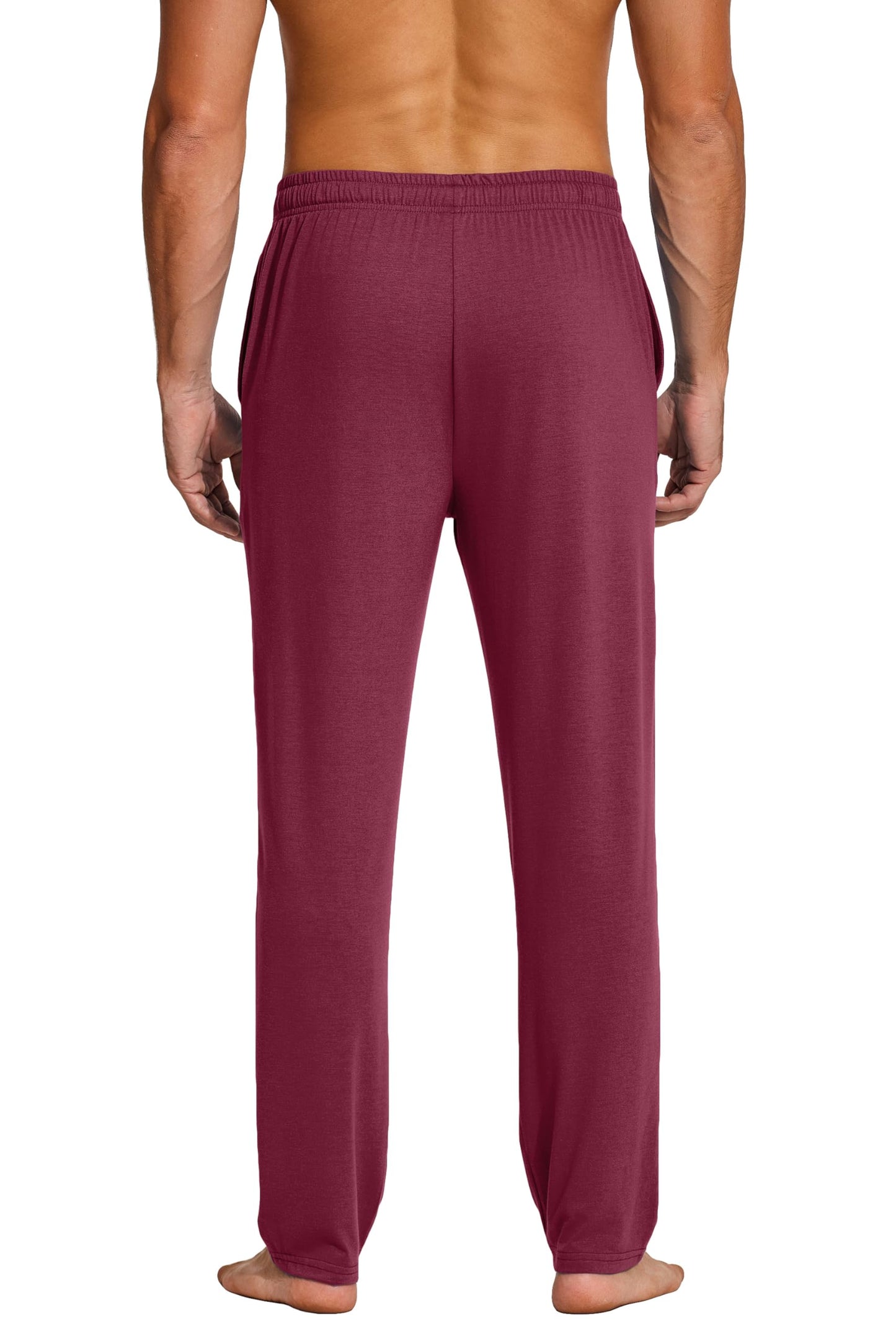 COOFANDY Men's Yoga Sweatpants Lightweight Open Bottom Lounge Pants Casual Drawstring Jogger Pants with Pockets