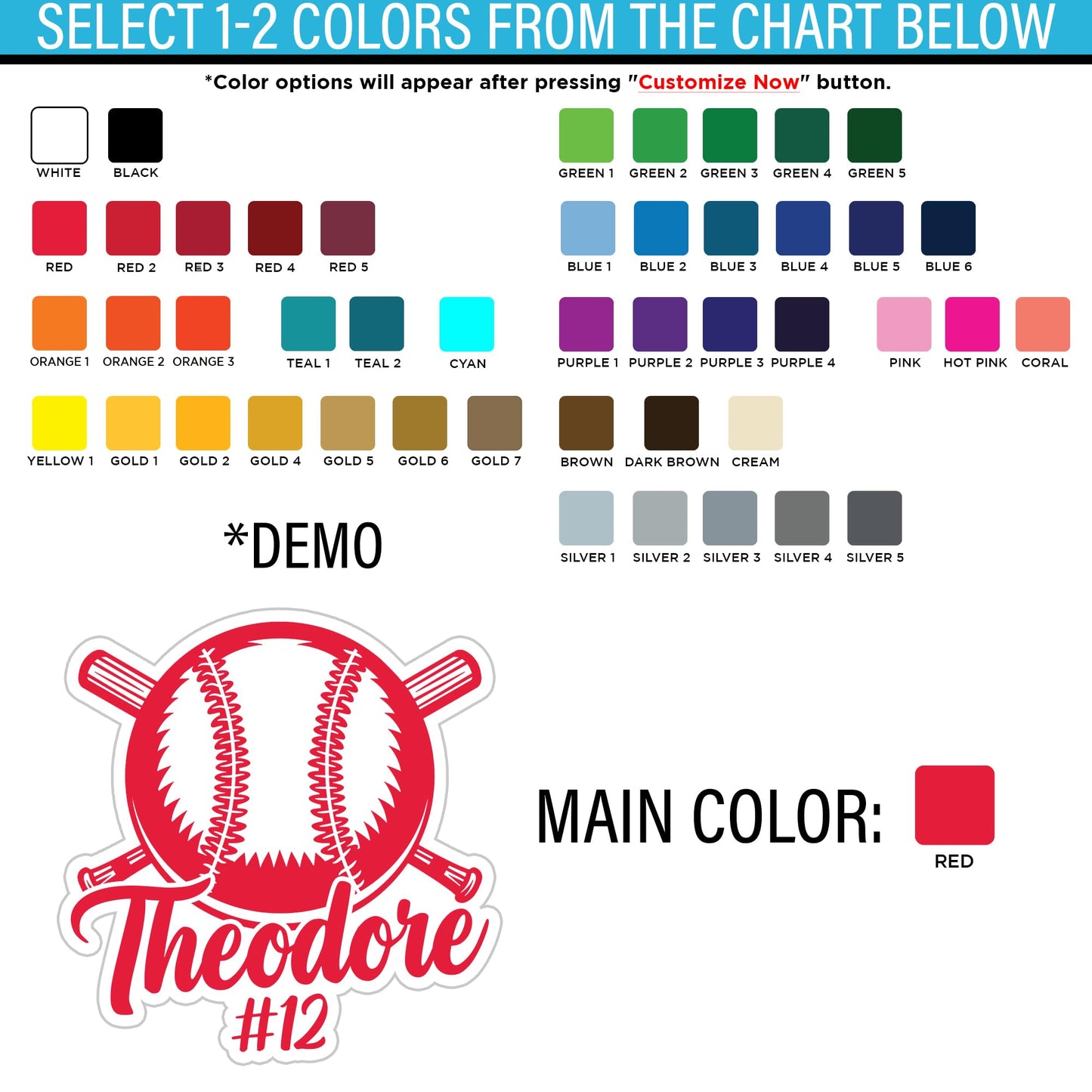 Personalized Baseball Sticker Custom Name Number Baseball Softball Logo Emblem Sticker Waterproof Die-Cut Vinyl Sticker for Water Bottle Laptop Hard Hat Kindle Sticker Decal Decor Gifts for Him Kids