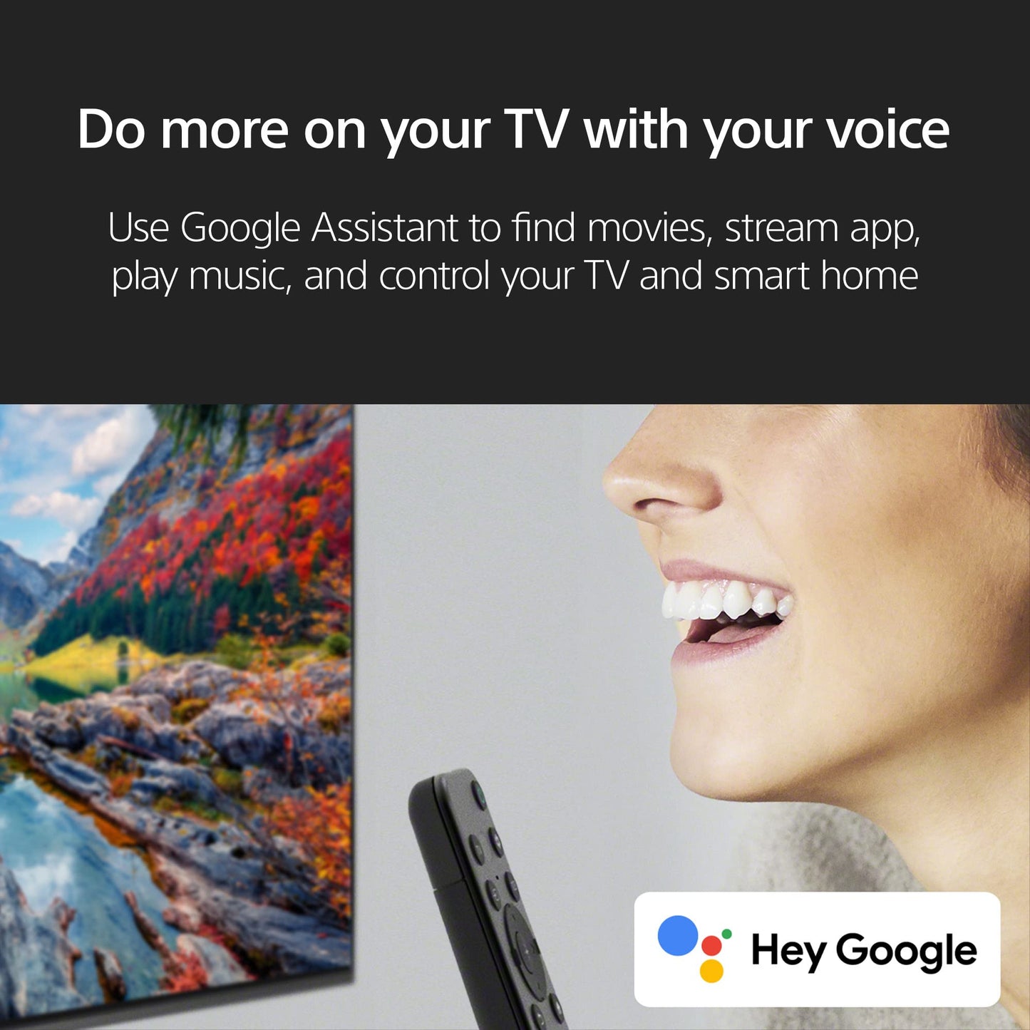 Sony 55 Inch 4K Ultra HD TV X77L Series: LED Smart Google TV KD55X77L- Latest Model, Black