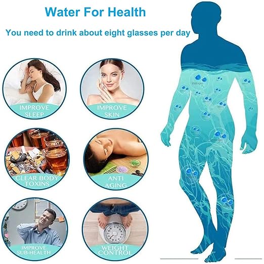 Hydrogen Water Bottle, Hydrogen Water Bottle Generator with SPE and PEM Technology, 2L Large Capacity Hydrogen Water Pitcher Maker Machine, Make Hydrogen Content up to 1800 PPB