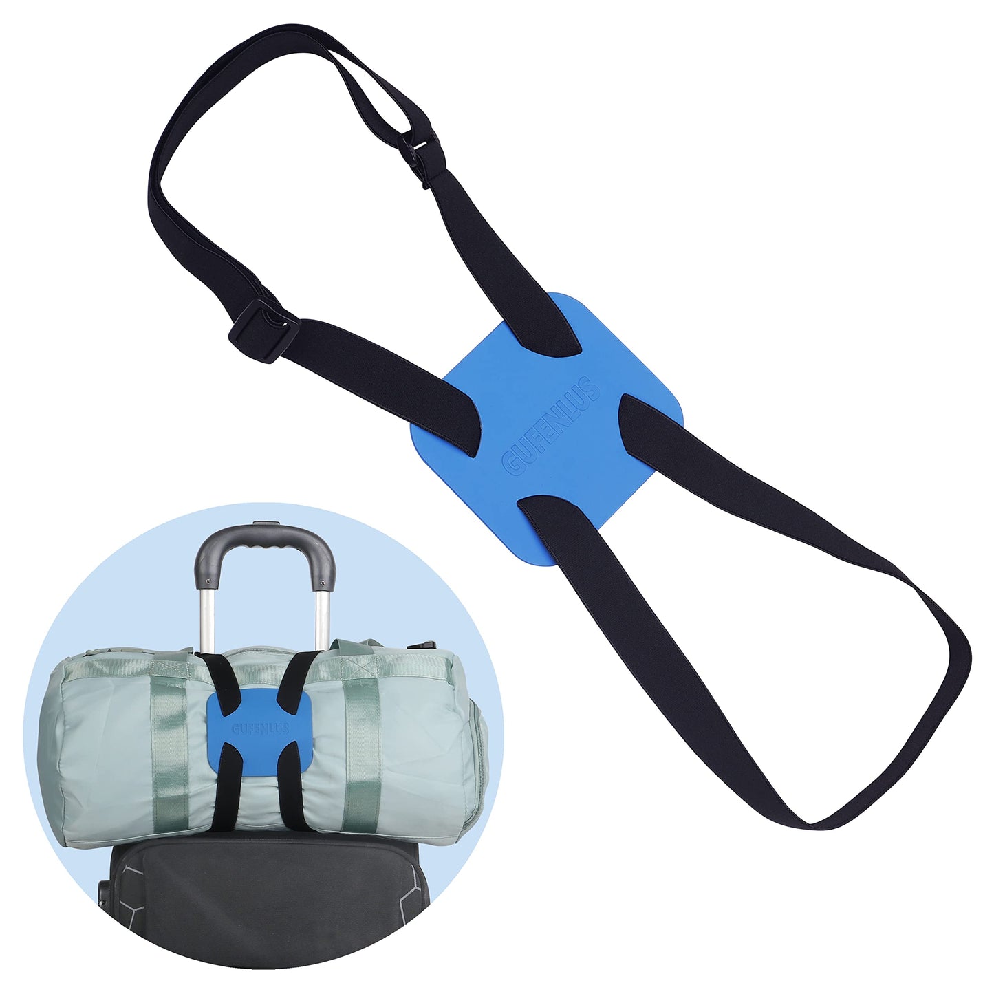 Bag Bungee for Luggage,Luggage Straps for suitcases,Luggage Straps Suitcase Adjustable Belt -2 Pack (Grey-2)