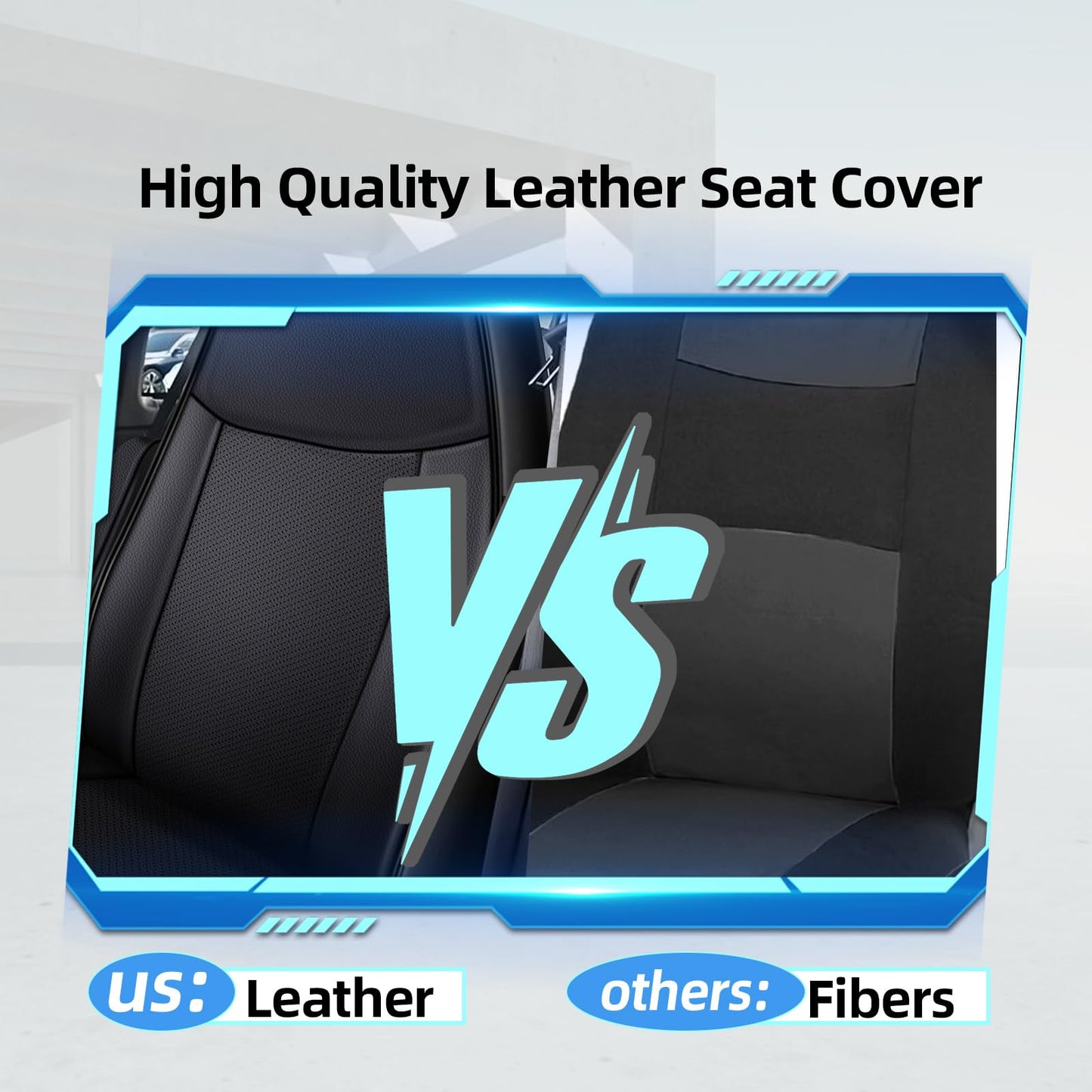 AOMSAZTO Car Seat Covers for Chevy Express Van seat Covers Accessories 2010-2025 Artificial Leather, Waterproof, Wear-Resistant