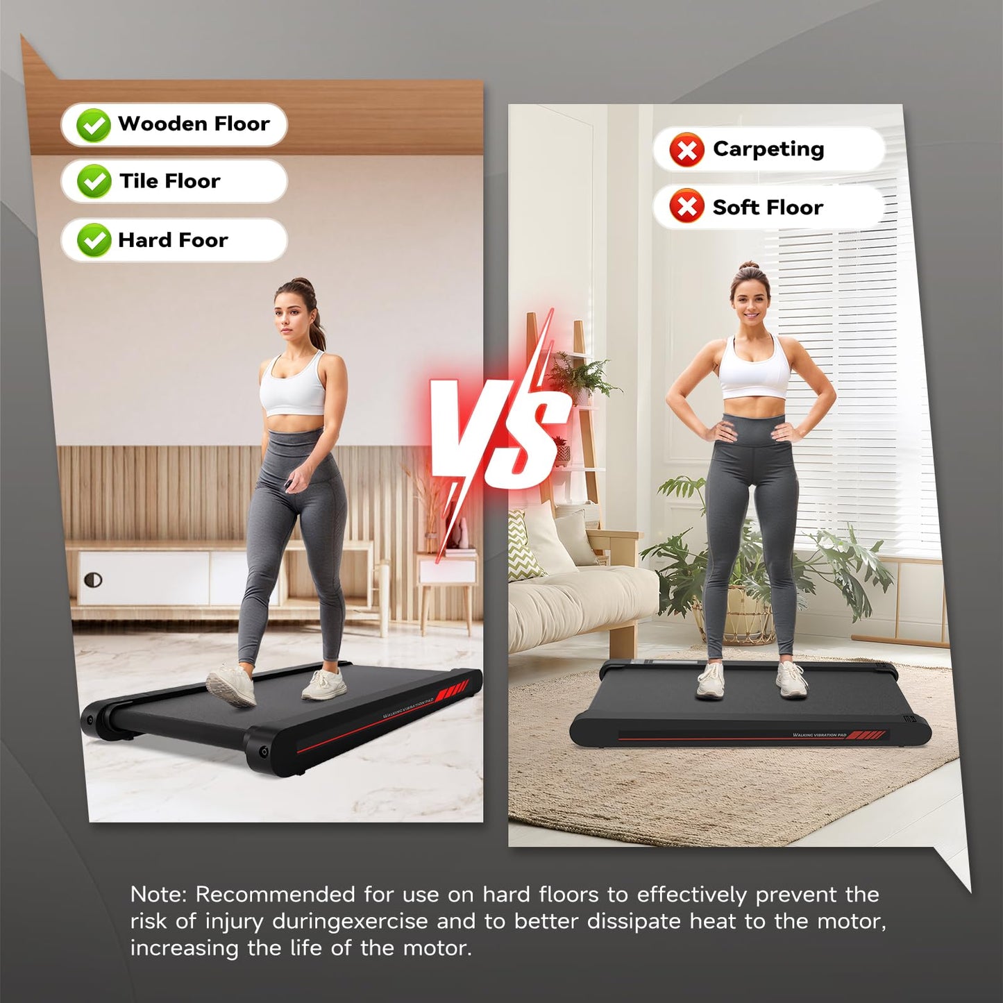 Sperax Walking Vibration Pad,Under Desk Treadmills for Home,4 in 1 Vibration Plate Exercise Machine,Portable Walking Pad with APP,350 Lb Capacity Multifunctional Treadmill Pro Max