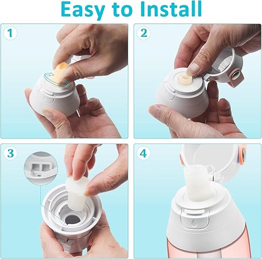 Mouthpiece Replacement for Brita Insulated Filtered Water Bottle, 3PCS Water Bottle Silicone Mouthpiece Valve Replacement for Brita Water Bottle 20/26/32/36 oz