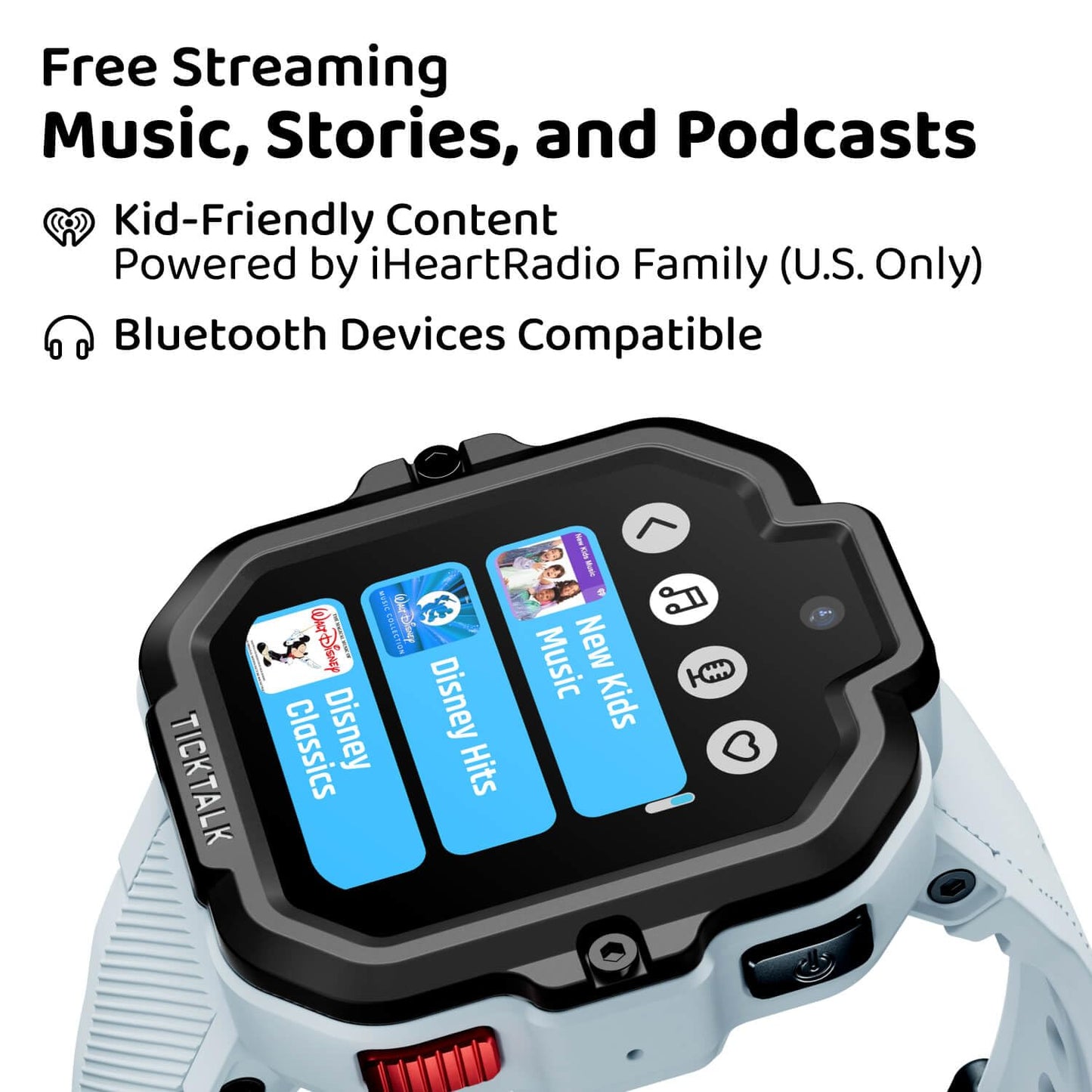 TickTalk 5 - Kids Smart Watch with GPS Tracker, Video Calling, SOS, & Parental Controls | Smartwatch with Free Music, Texting, Kid Phone Call and Text, Boys & Girls - 4G Smart Watch for Kids 3-12