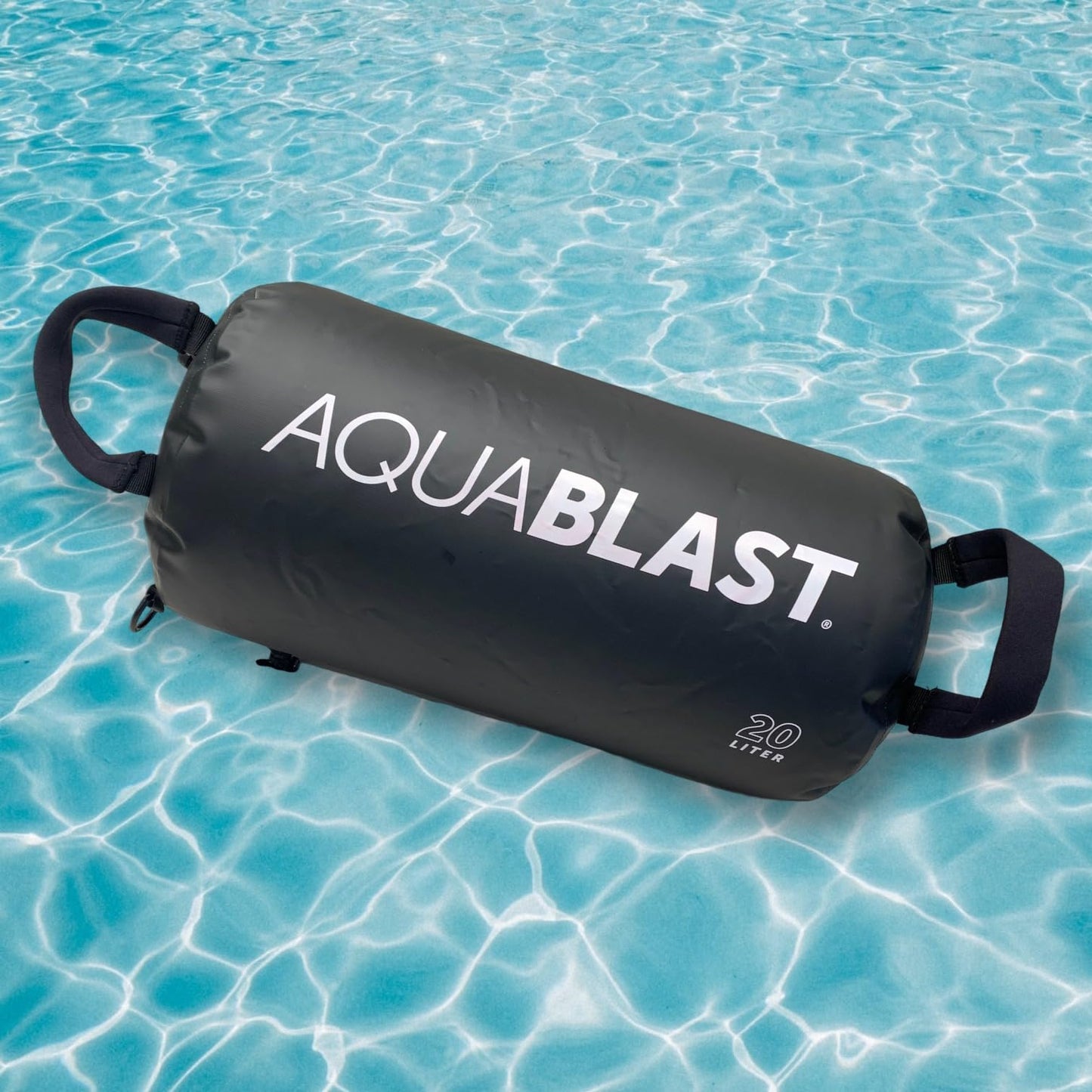 AquaBLAST 20-Liter V2 Portable Fitness & Punching Bag & Water Exercise Equipment for Pools for Total-Body, Low-Impact Workouts, Pool Exercise Equipment, Sets Up in Seconds, Aquatic Exercise Equipment