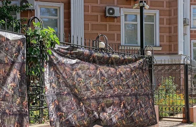 Heavy Duty 10 Mil Tarp Cover Waterproof UV Resistant Tarpaulin Used for Outdoor, Hunting, Camping, Backpacking, Canopy Tent, Ground Tarp, Cover Boat, Motorcycles, Roofs, Wood