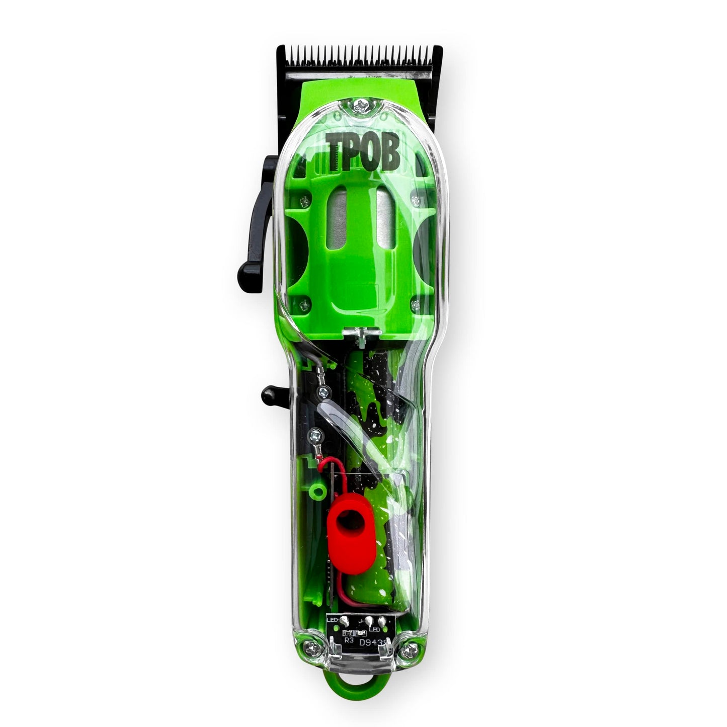 TPOB Slime 2 Barber Hair Clippers Trimmer Shaver Set for Men with Matte Green Case and X Fade Blade