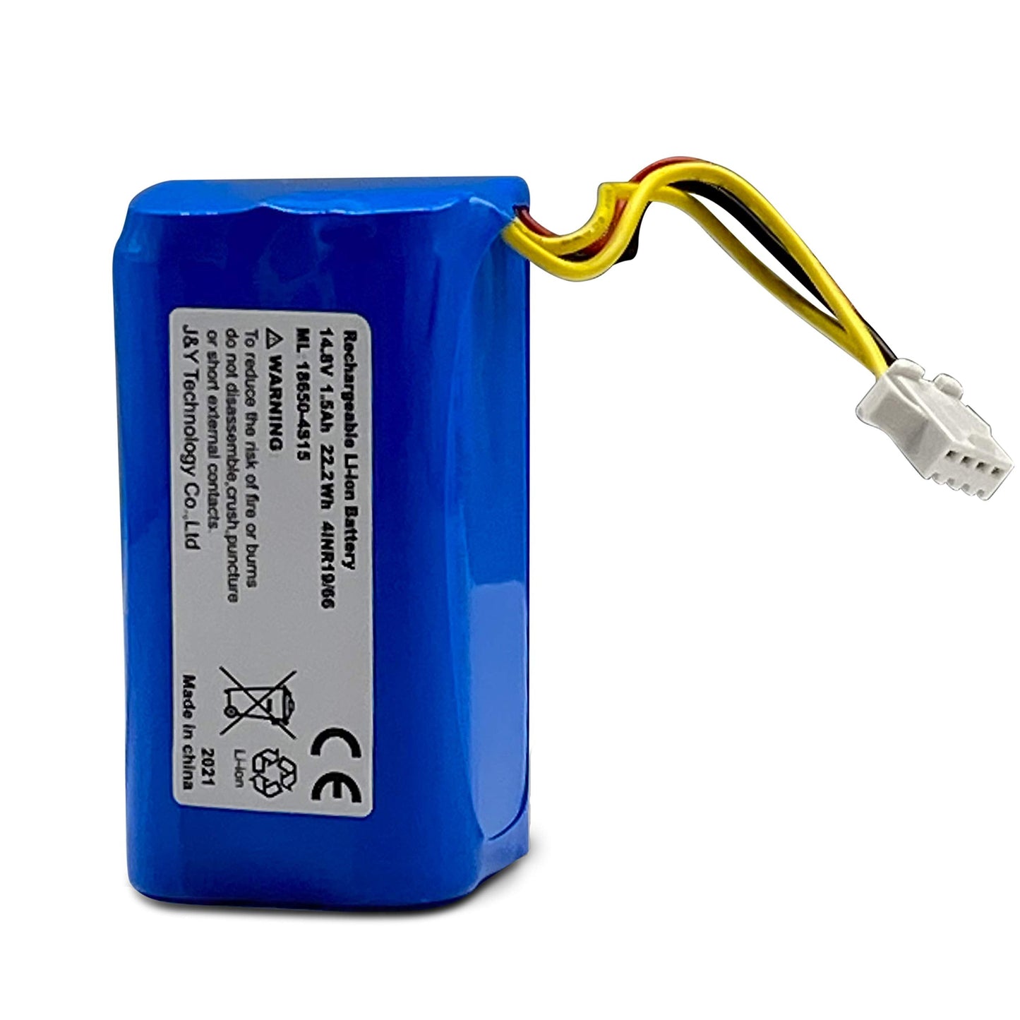 SereneLife Pure Clean Replacement Robot Vacuum Rechargeable Battery - 14.8V Lithium-Ion Battery for PUCRC95 Robot Vacuum Cleaner - Pure Clean PRTPUCRC95LIBAT