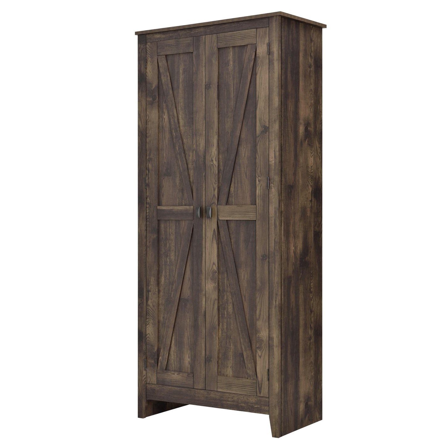Ameriwood Home Farmington Wide Rustic Cabinet for Living Room, 31.5" Cabinet