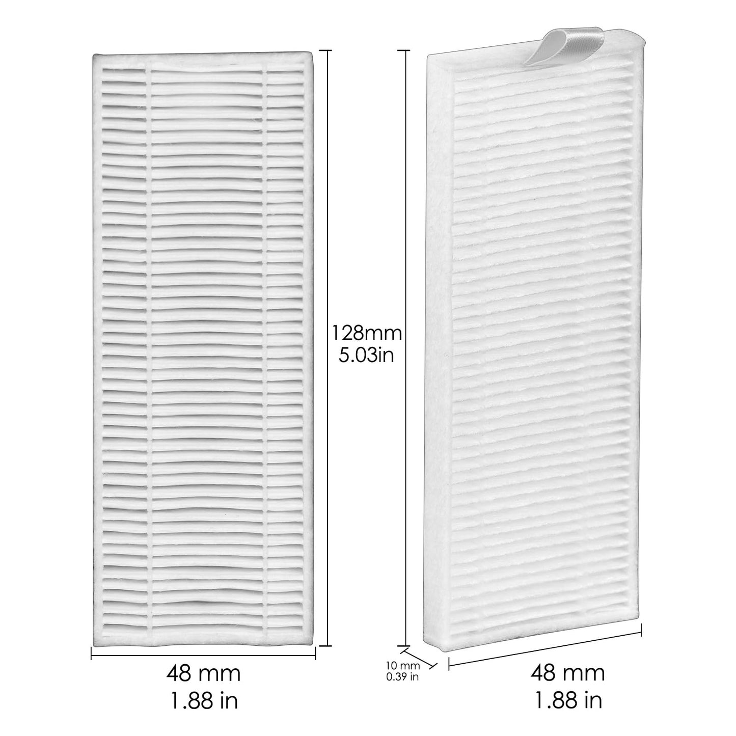 (12 Pieces) HEPA Filters Compatible With Lefant M210P M210 Pro M210B M213S M210S M210 M213, OKP Life K2 K3 K3A K4 K5 Robot Vacuum Cleaner Filter Kit, Replacement Parts Filters Accessories