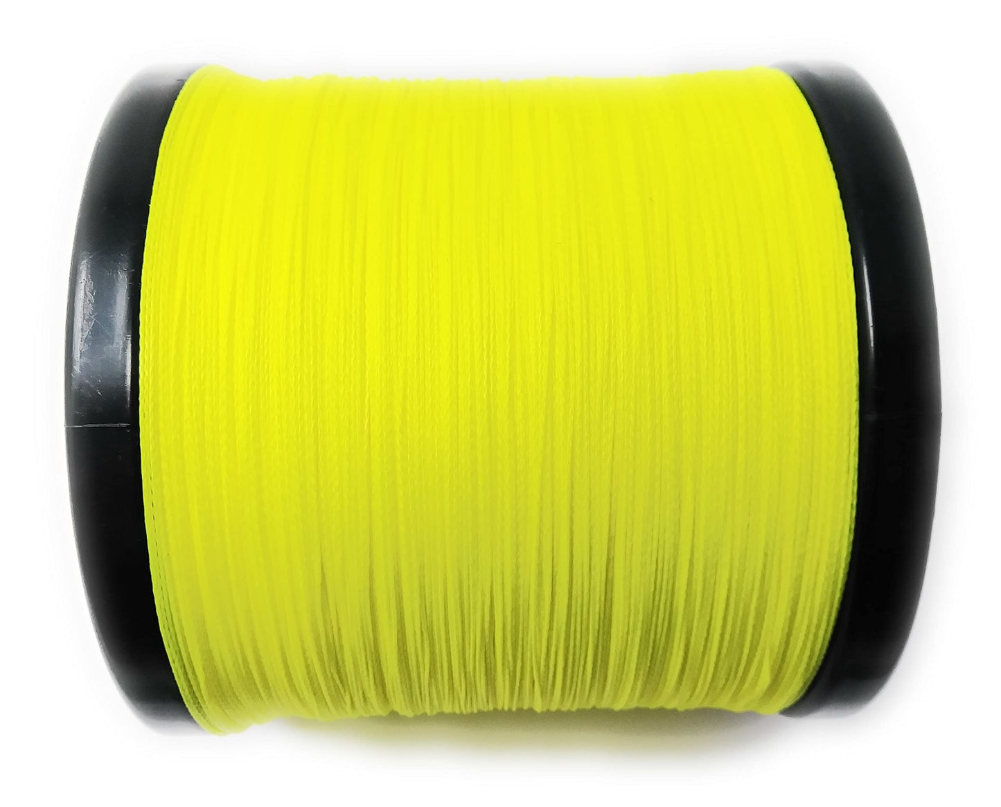 Reaction Tackle Braided Fishing Line Hi Vis Yellow 6LB 150yd