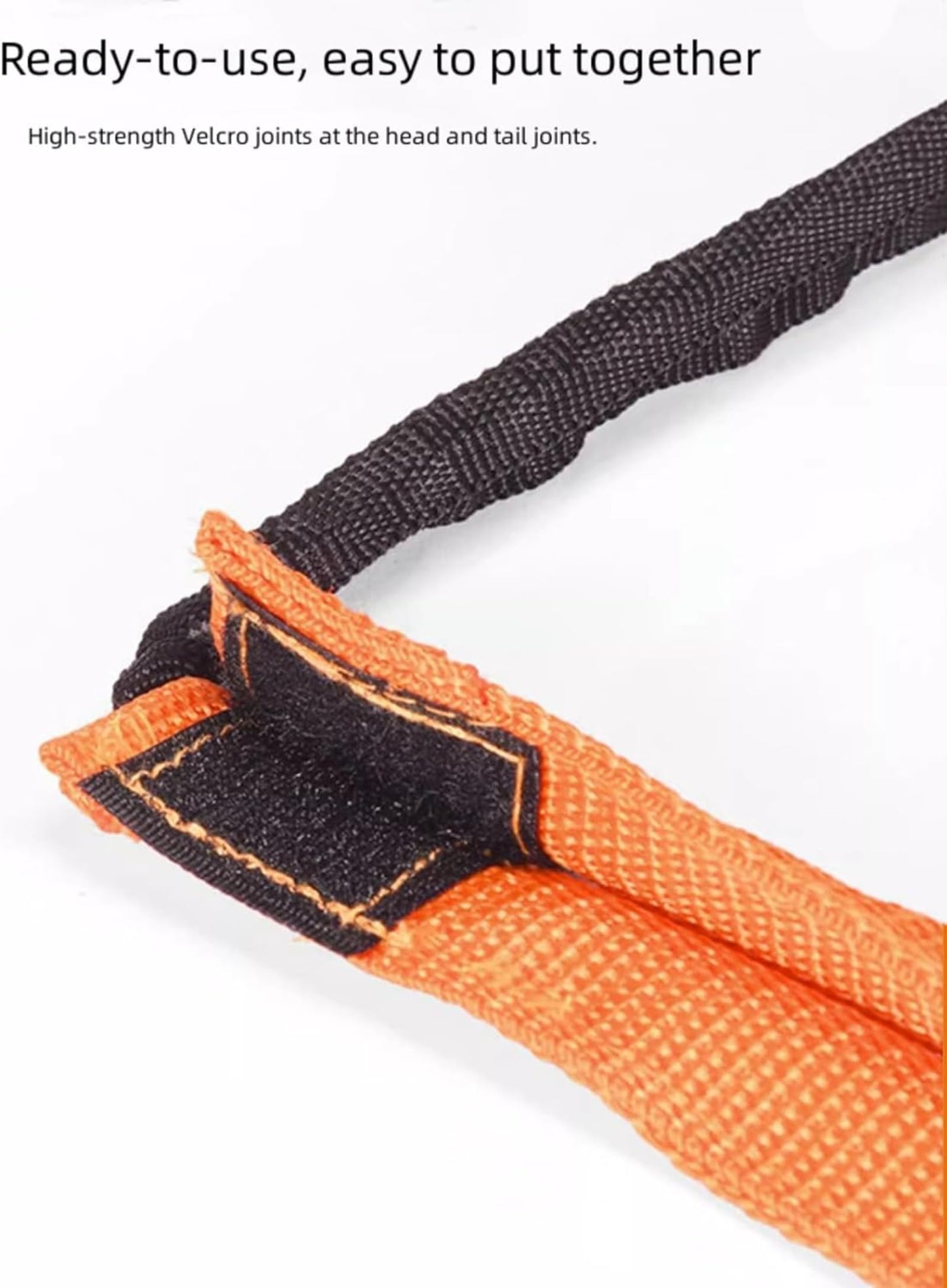 AiZicheng Agility Ladder, Agility Training Equipment, Soccer Speed Ladder, Football Footwork Ladder, Workout Ladder for Kid Adult, Foldable&Unwinding&Carrying Bag (Orange (10 Squares))