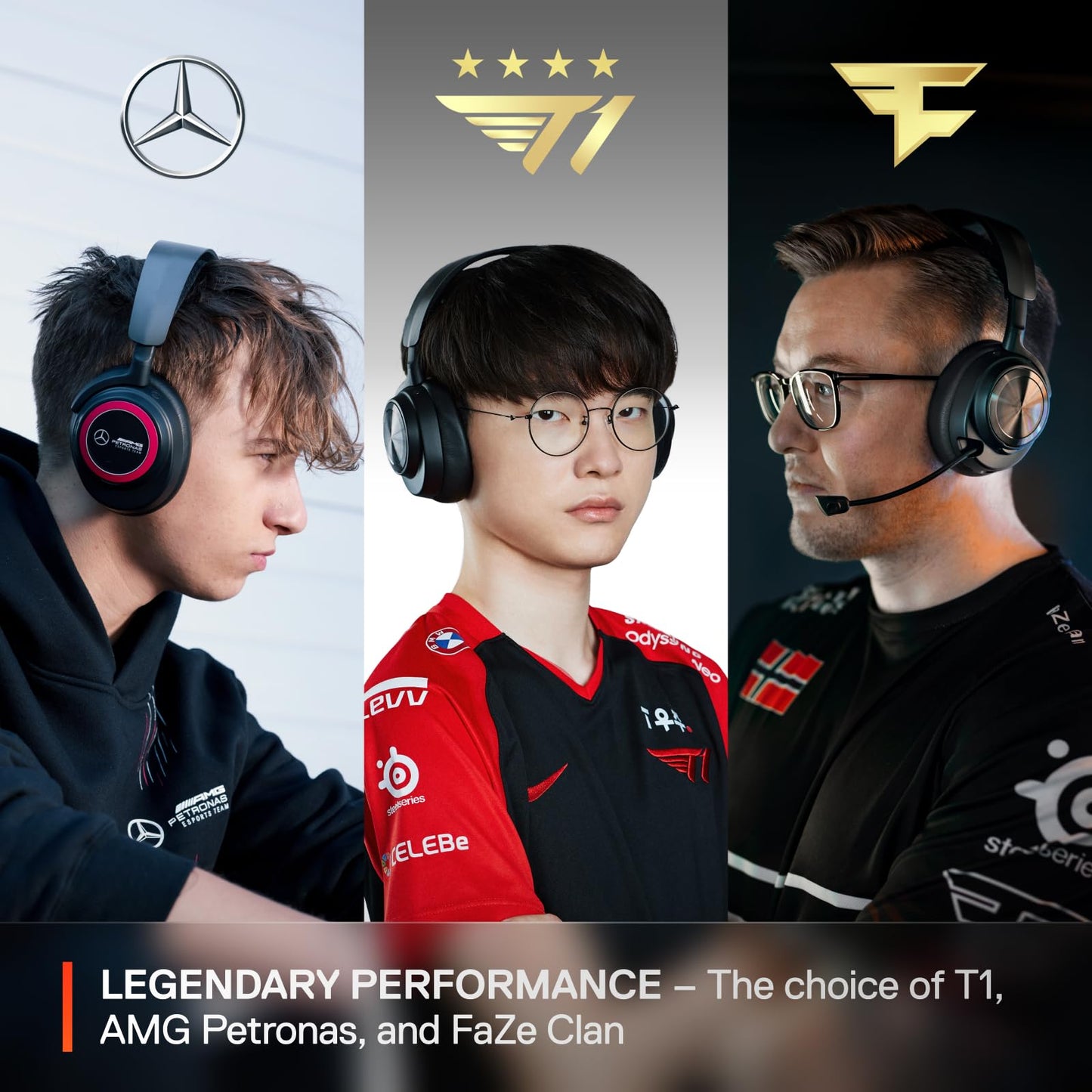 SteelSeries Arctis Nova Pro Wireless Multi-System Gaming Headset - Premium Hi-Fi Drivers - Active Noise Cancellation - Infinity Power System - ClearCast Gen 2 Mic - PS5, PS4, PC, Switch, Mobile