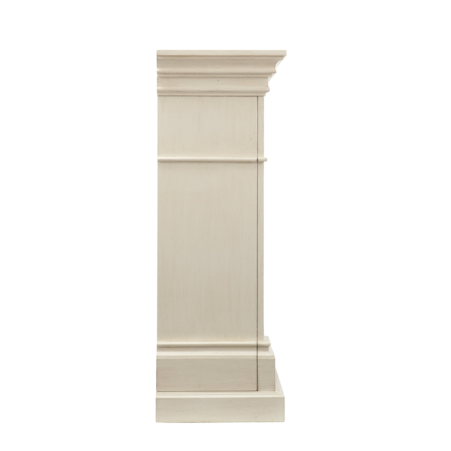 SEI Furniture Sicilian Harvest Traditional Style Electric Fireplace, 44.75" W x 14" D x 40.25" H, Ivory