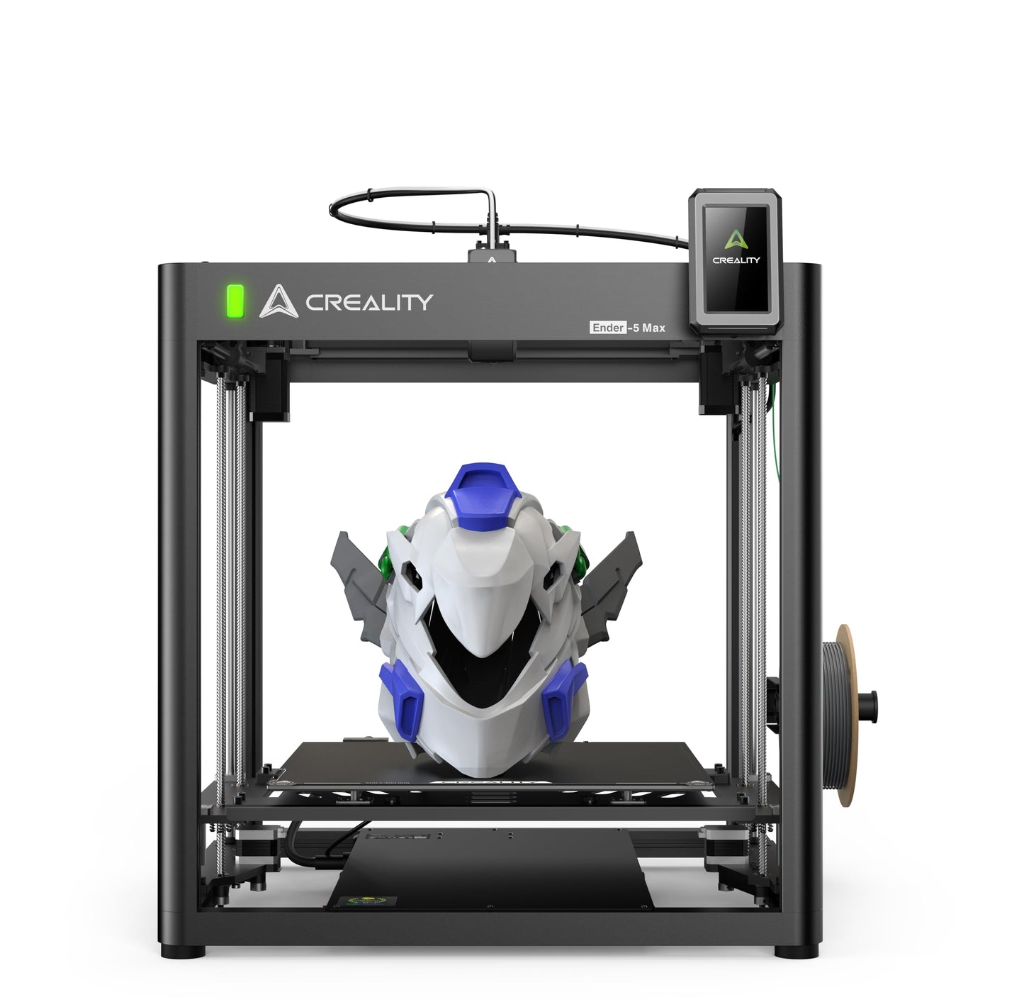 Creality Ender-5 Max 3D Printer, Large Build Volume 400 * 400 * 400mm, Up to 700mm/s Printing Speed, X-axis with Linear Rail & Dual Z-axis Motors, Creality OS Smart Control for Print Farm