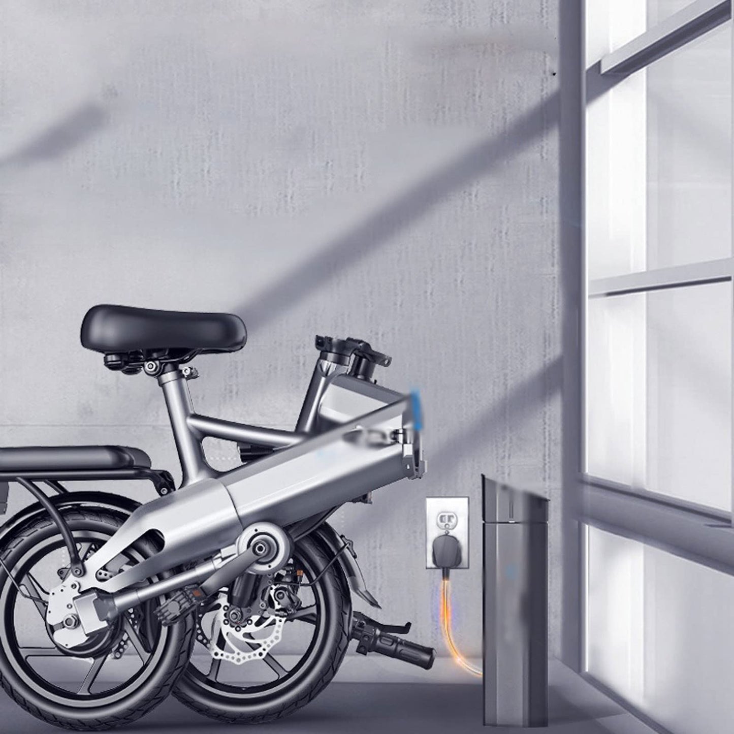 58GXCAAMOT Bicycle Electric Bike Long Distance Folding Electric Bike City Electric Bike