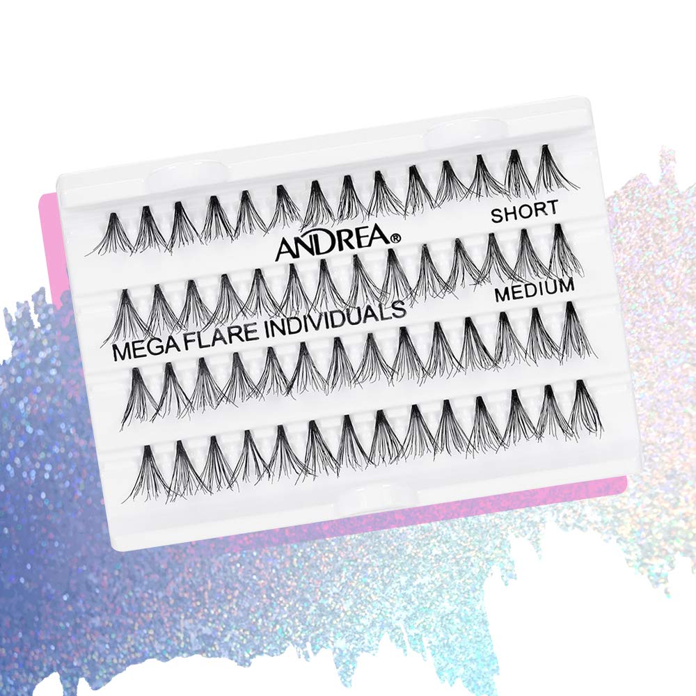 Andrea Mega Flare False Lashes Combo Pack, 4 packs