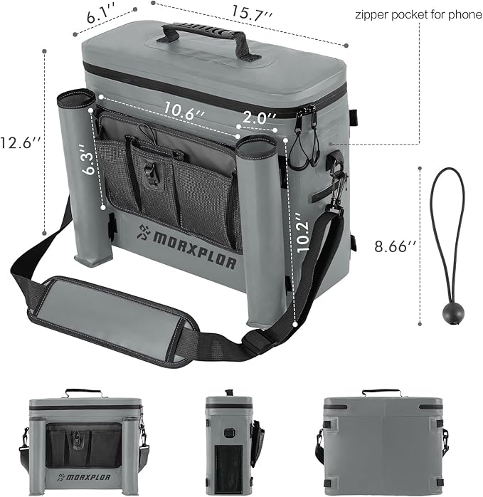 Kayak Cooler,Waterproof Kayak Seat Back Cooler for Kayaking,Kayak Accessories Cooler Bag,Protable Ice Chest,Beach Cooler,Travel Cooler for Camping or Lunch Bag