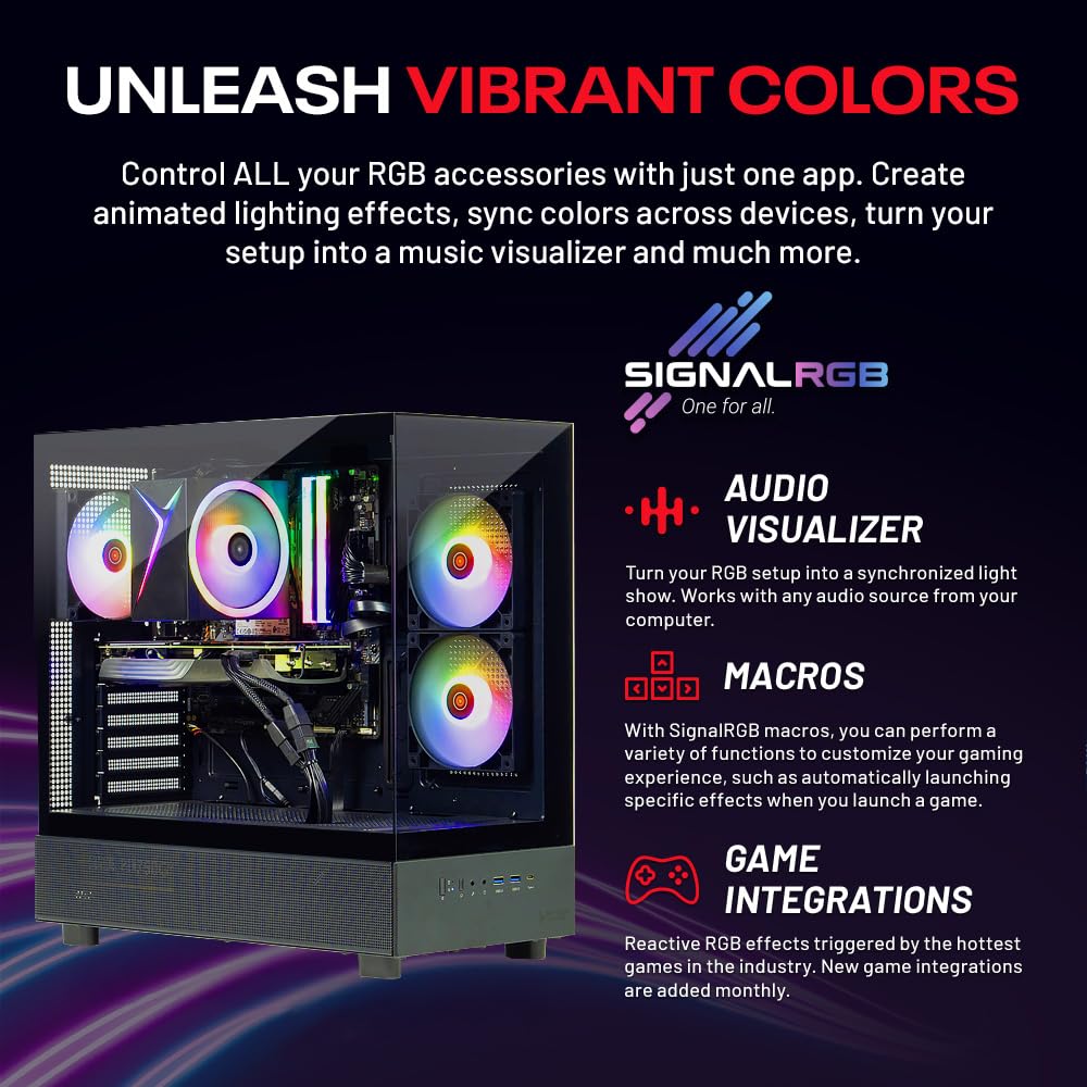 Skytech Gaming Azure 3 Desktop PC, Ryzen 7 5700 3.7 GHz (4.6GHz), NVIDIA RTX 5060, 1TB NVMe SSD, 32GB DDR4 RAM 3200, 650W Gold PSU, Wi-Fi, Win 11