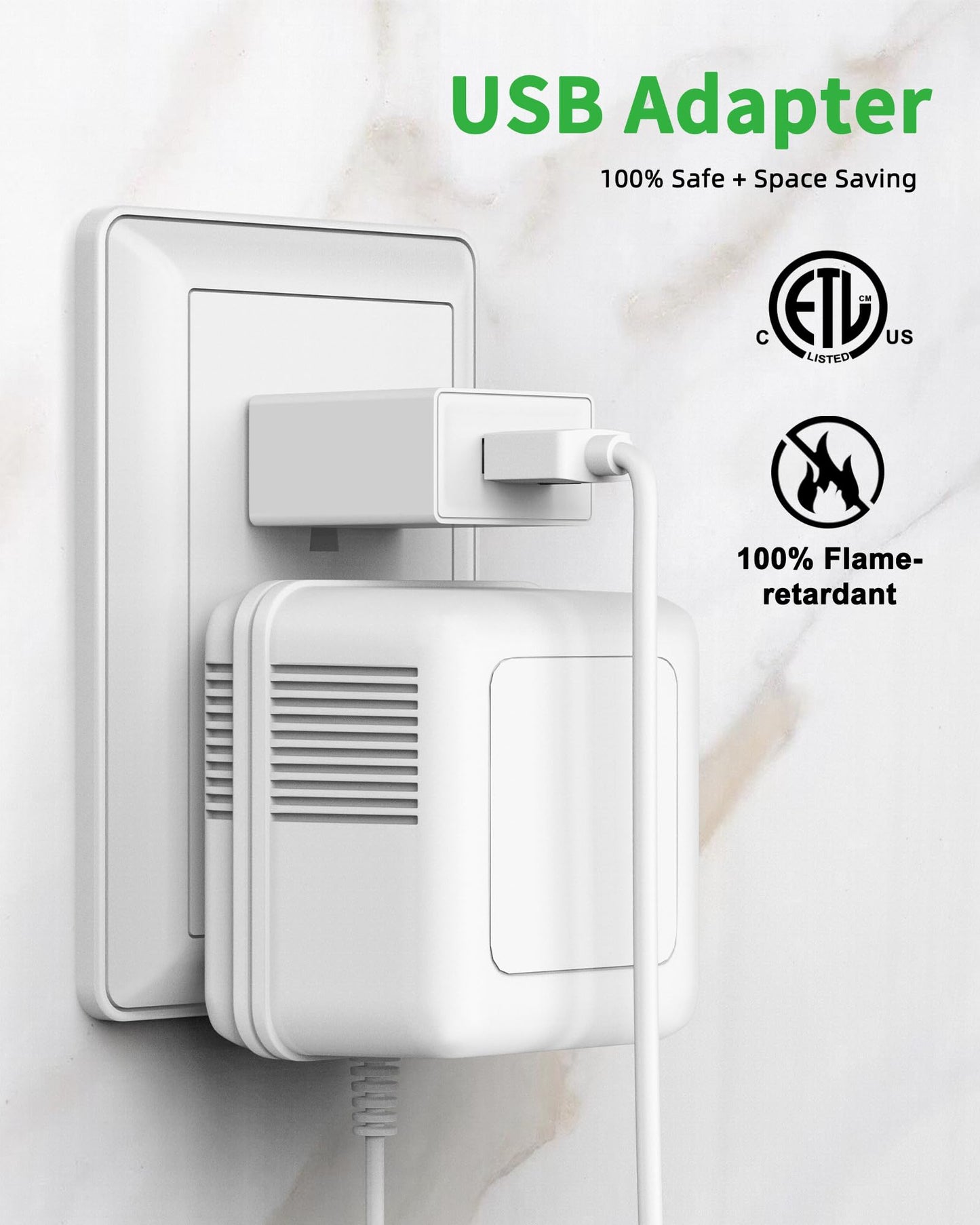 Vovamo Plug-in Under Cabinet Lighting, Dimmable Under Counter Lights for Kitchen, 2pcs 12 Inch, Warn White 3000K Linkable USB Led Closet Light, Wired Indoor Night Lights Bar for Desk,Sink,Workbench