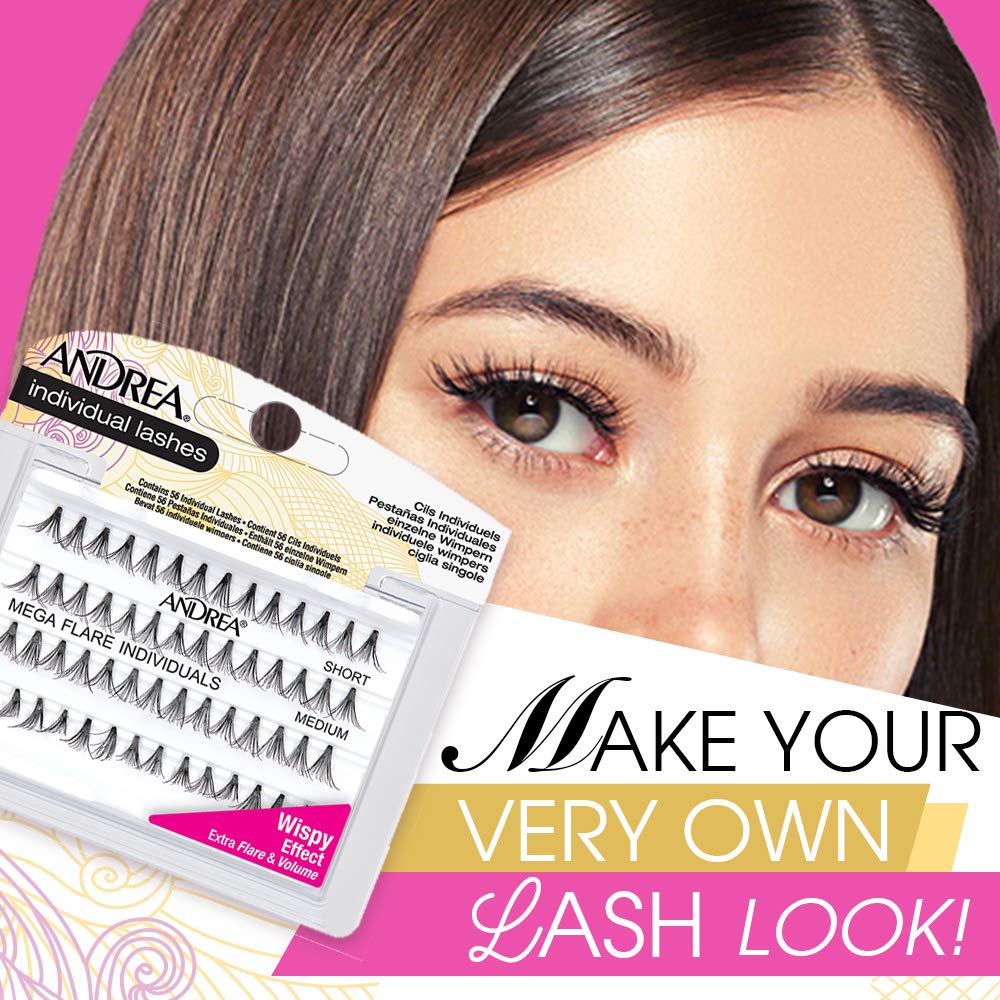 Andrea Mega Flare False Lashes Combo Pack, 4 packs