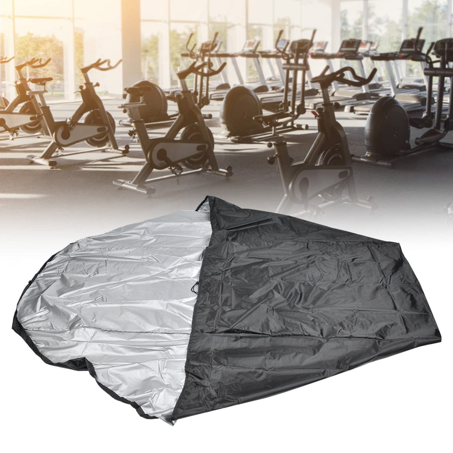 Treadmill Cover Waterproof Outdoor,78.7 x 37.4 x 59 inches Dustproof Running Machine Cover with Drawstring,Treadmill Cover for Home and Gym