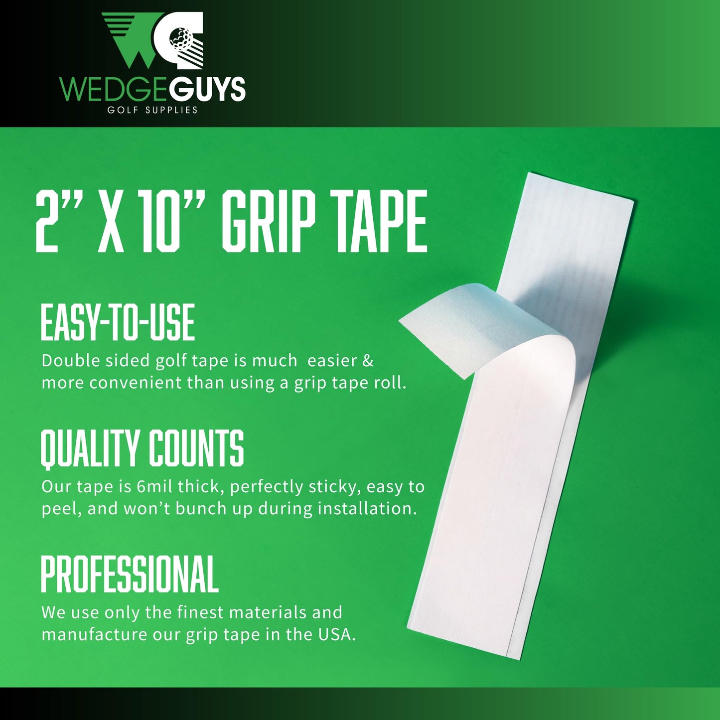 Wedge Guys Golf Grip Kits for Regripping Golf Clubs - Professional Quality - Options Include Hook Blade, 15 or 30 Golf Grip Tape Strips, 5 or 8 oz Golf Grip Solvent & Rubber Vise Clamp
