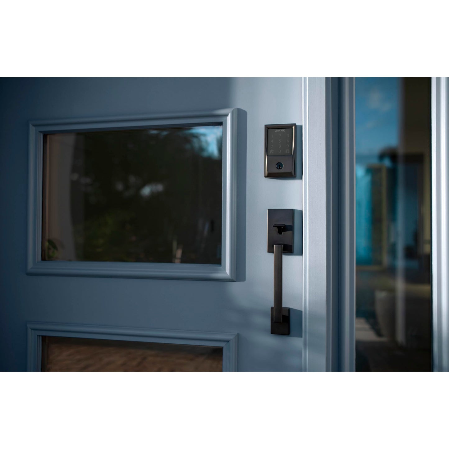 Schlage Encode Smart WiFi Deadbolt Lock for Front Door - Keyless Entry with App or Touchscreen - Works with Alexa, Hey Google, & Airbnb - Create Codes for Guests - Matte Black