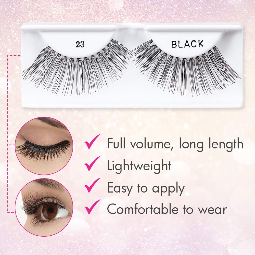 Andrea False Lashes Style 23 - Black 4 pairs