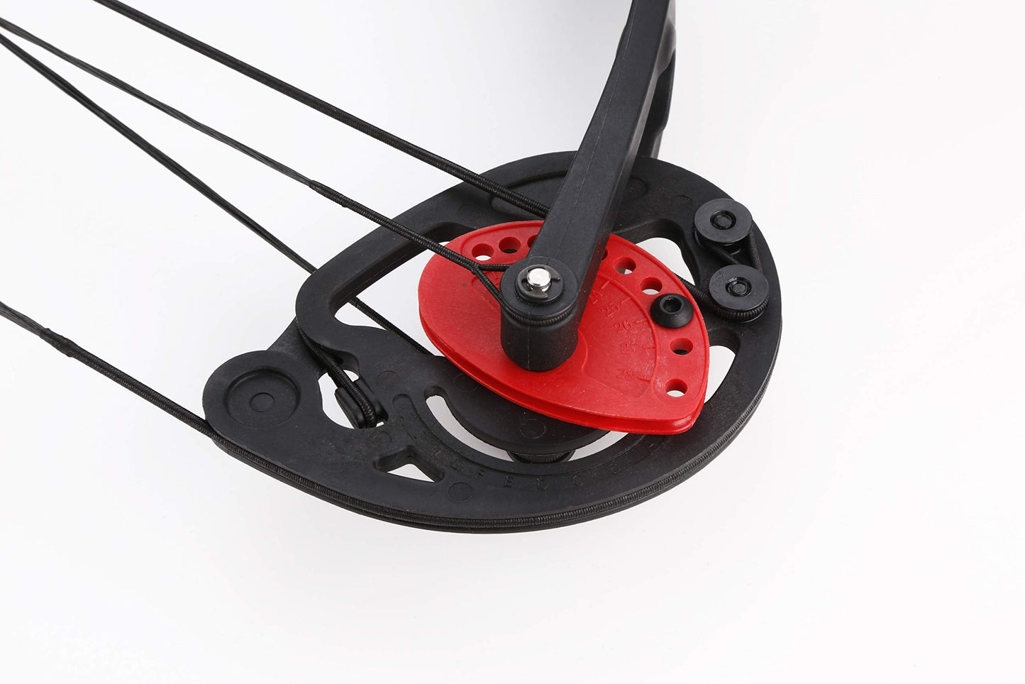 PANDARUS Compound Bow Archery for Youth and Beginner, Right/Left Handed,19”-28” Draw Length,15-29 Lbs Draw Weight, 260 fps, Package with Archery Hunting Equipment Carry Case(Black Left Handed Pro)