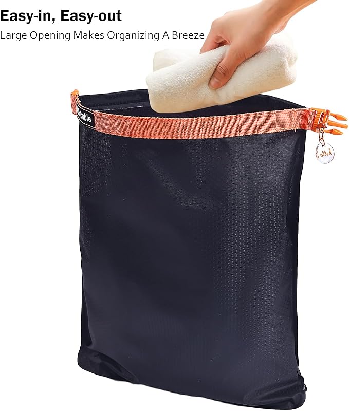 Waterproof Swim Bag for Wet Clothes, Paintable Wet Bag for Beach Swimsuit & Towels Bathing Suit Bag Dry Bag for Kayaking, Soap Travel Case, Orange Band