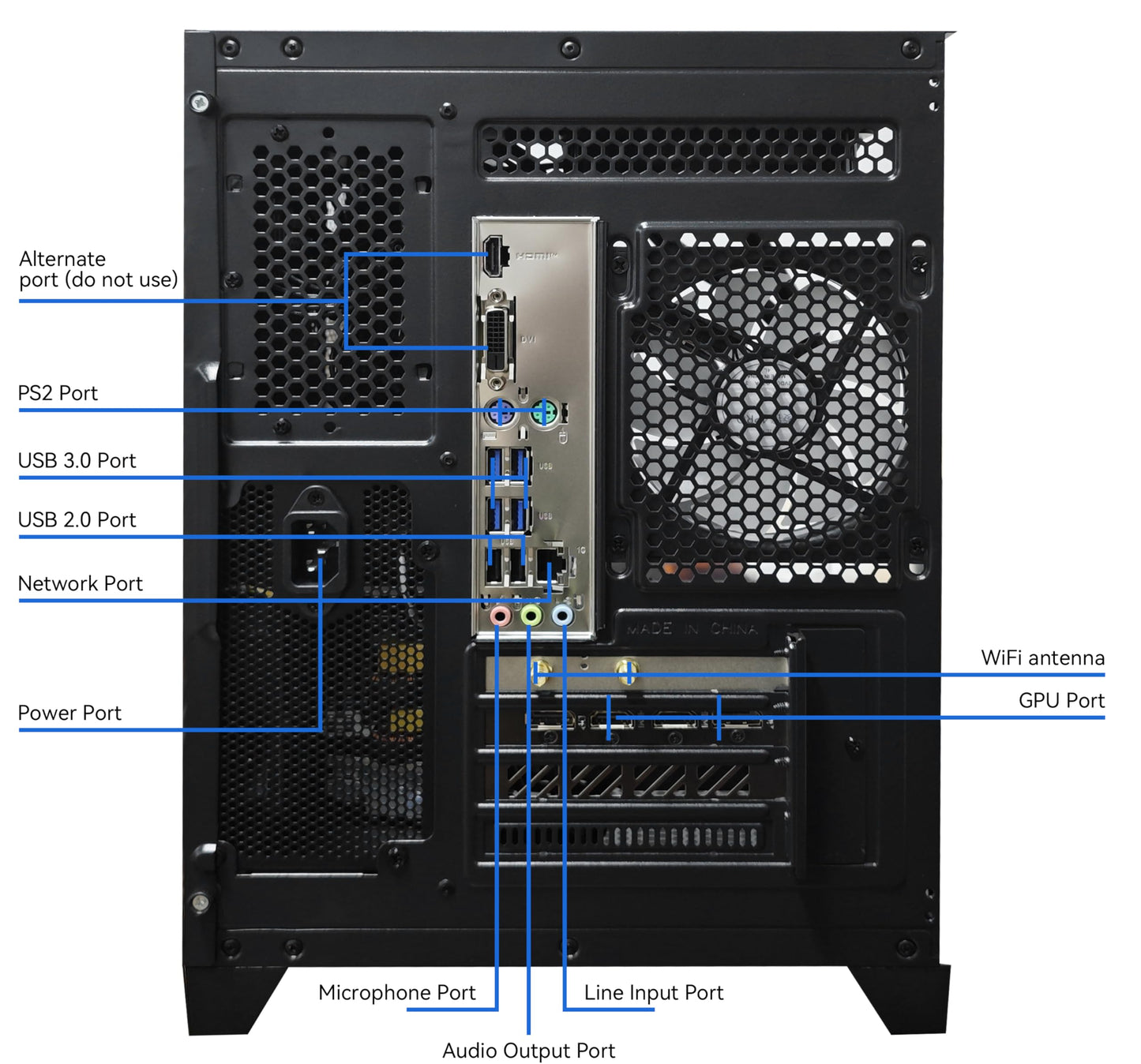YAWYORE Gaming PC Desktop Computer, Ryzen 7 5700X,RTX 4060,32GB DDR4 RAM and 1TB M.2 NVMe SSD, 240 Liquid Cooler, ARGB Fans,Game Design Office (R7 5700X / RTX 4060 / 32GB DDR4 / 1TB SSD)