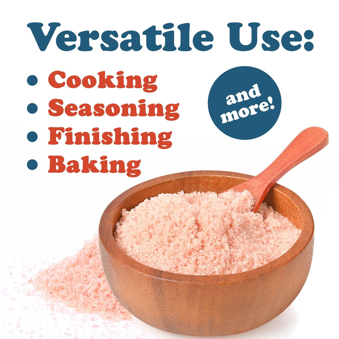 Food to Live Himalayan Pink Salt, 2 Pounds – Fine Grind, Pure, No Additives, No Preservatives, Vegan, Kosher, Bulk. Basic Seasonings. Packed with Minerals. Great for Cooking, Baking, Salt Shakers.
