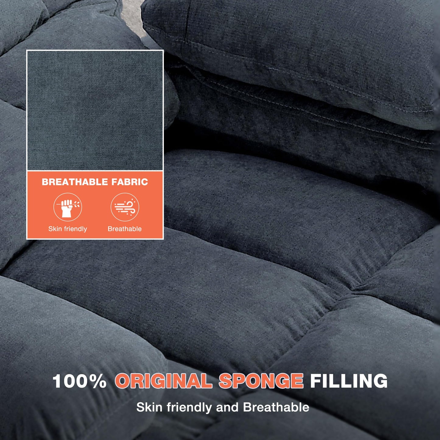 Massage Swivel Recliner Chair with Vibration Massage and Lumbar Heating for Adults, Oversized Rocker Recliner Single Sofa with Side Pocket, Two Cup Holders and USB Charge Port for Living Room